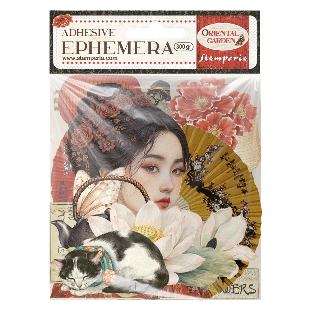 Stamperia  - Oriental Garden - Adhesive Ephemera