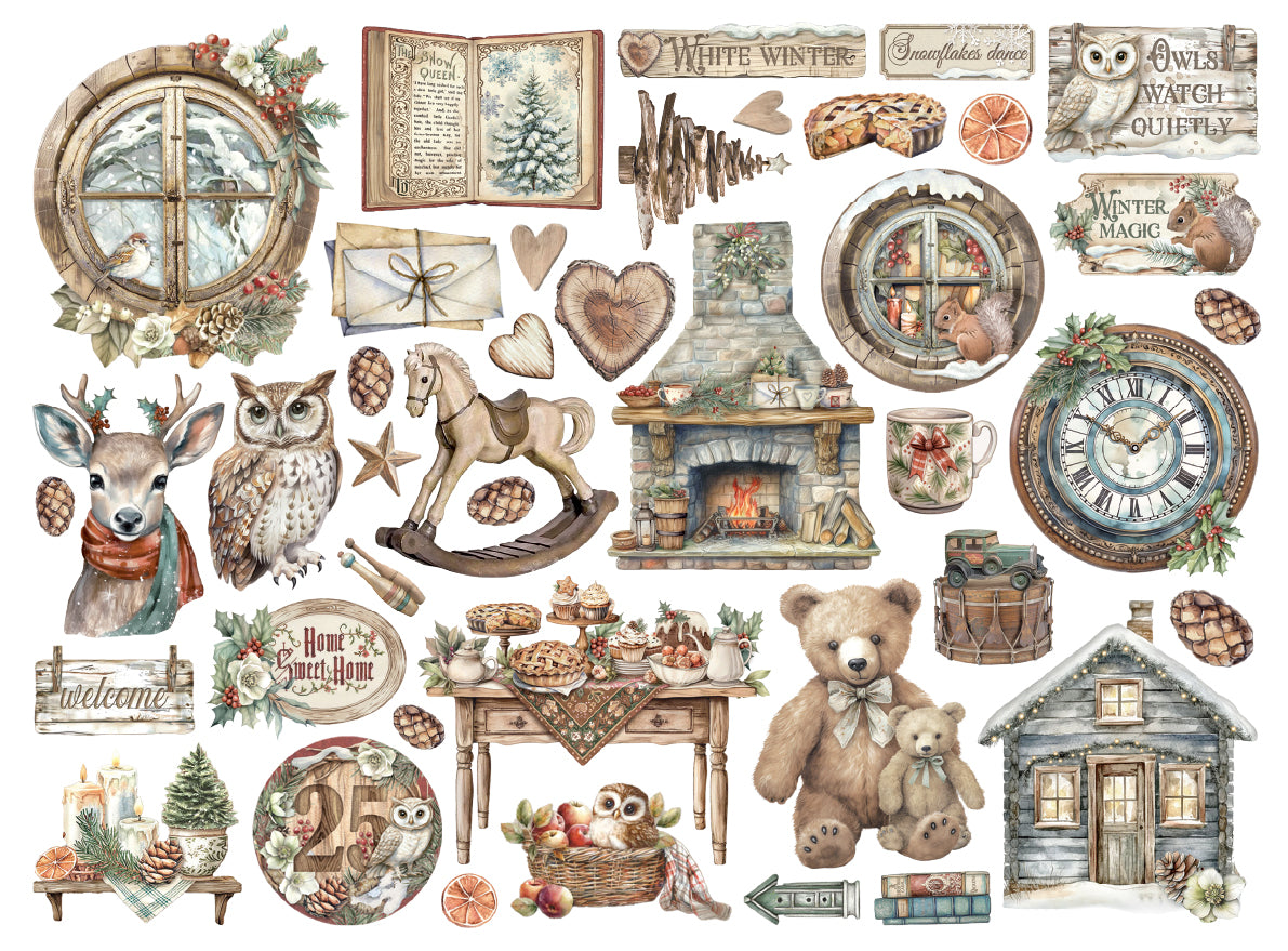 Stamperia  - The Owl's house - Chipboard Die Cuts