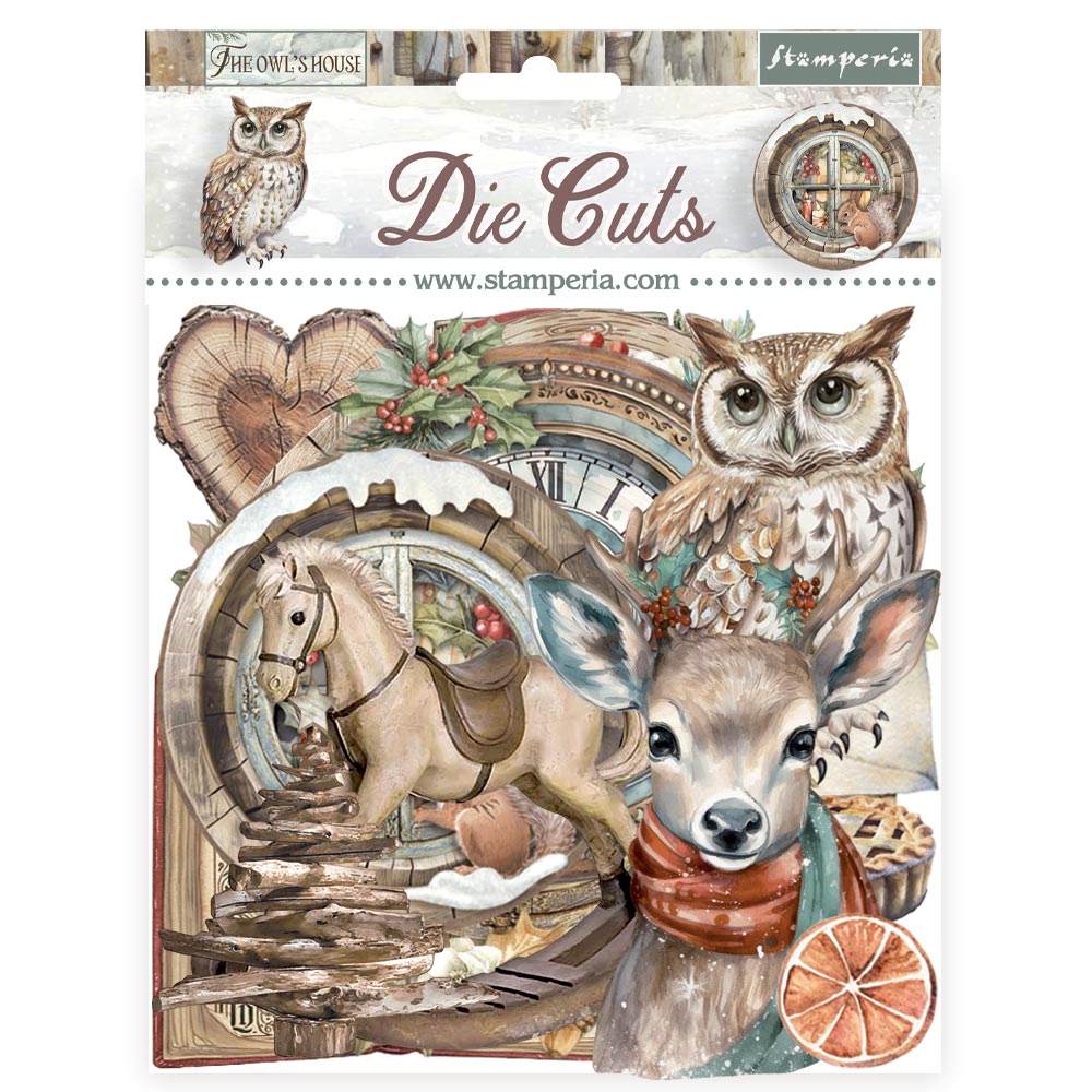 Stamperia  - The Owl's house - Chipboard Die Cuts