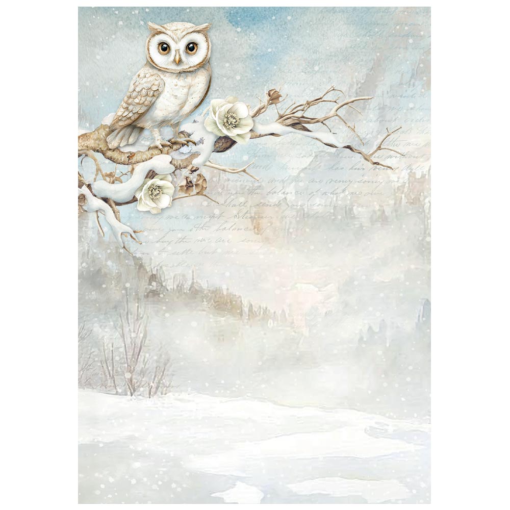 Stamperia - The Owl's house - Rice Paper Backgrounds - Rice Paper A6