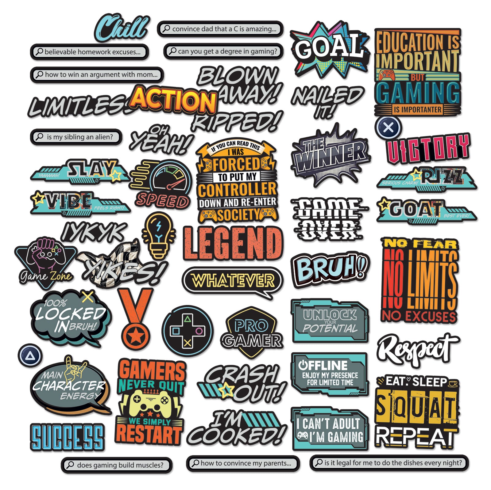 49 and Market - Level Up- Chipboard Set