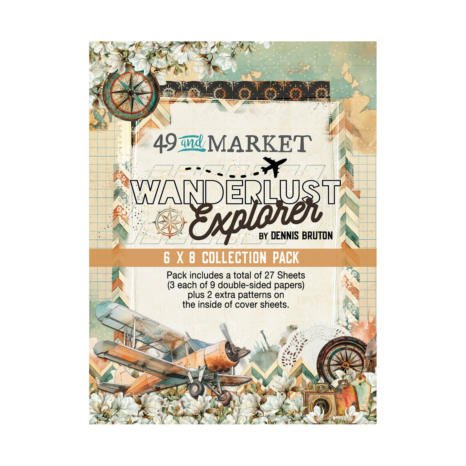 49 and Market -  Wanderlust Explorer - Collection pack - 6" x 8"