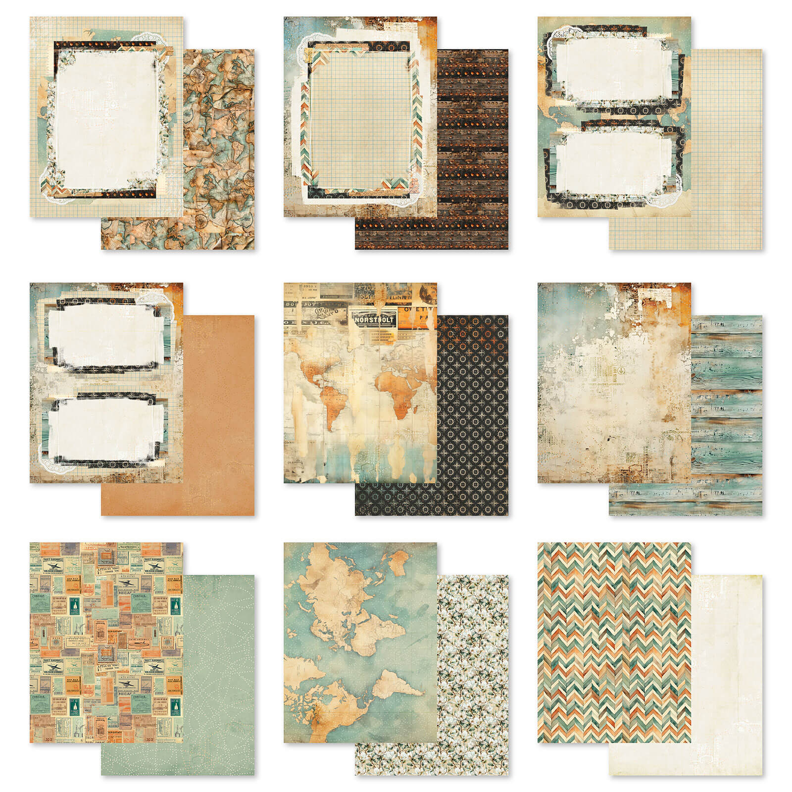 49 and Market -  Wanderlust Explorer - Collection pack - 6" x 8"