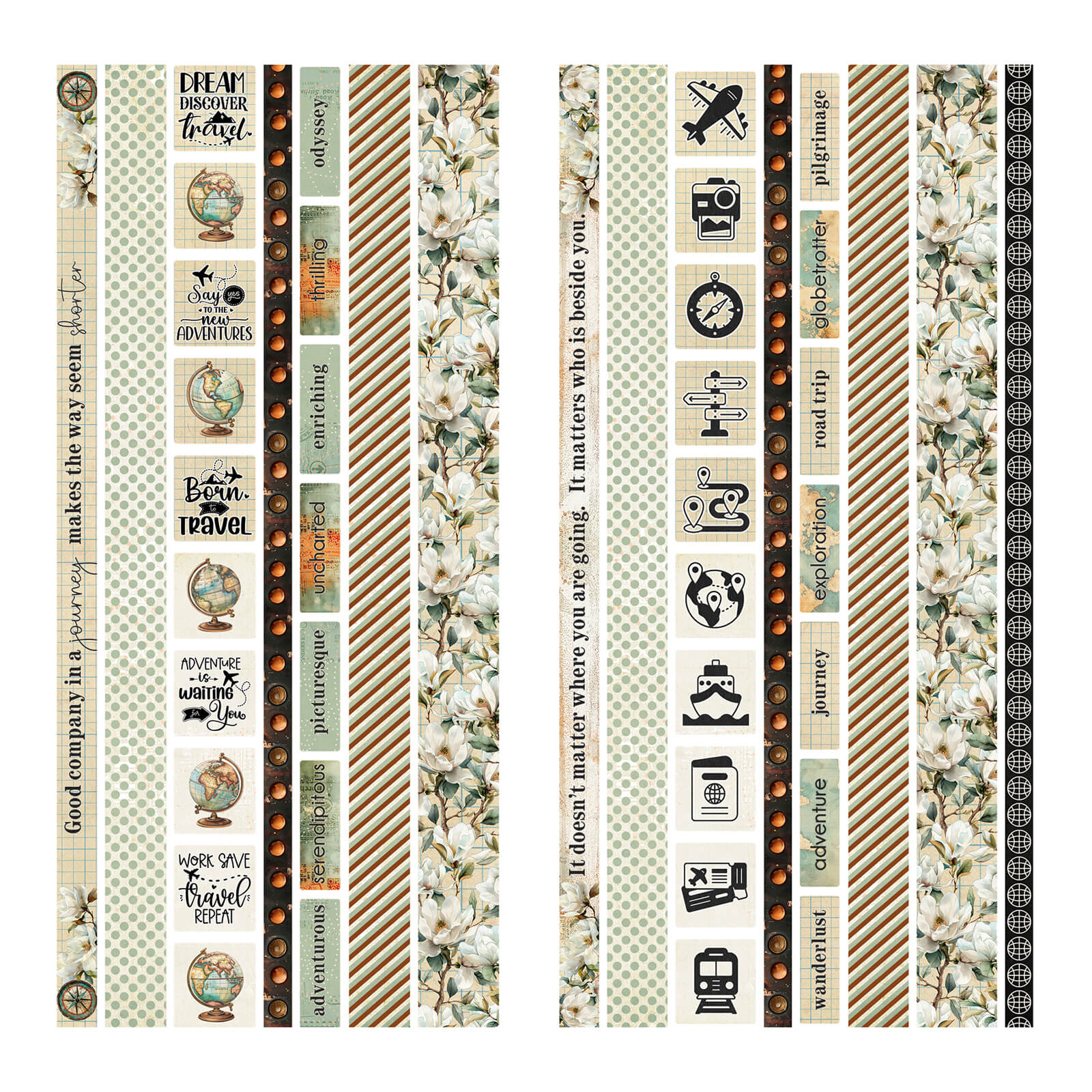 49 and Market - Wanderlust Explorer - Washi Tape Sheet Set