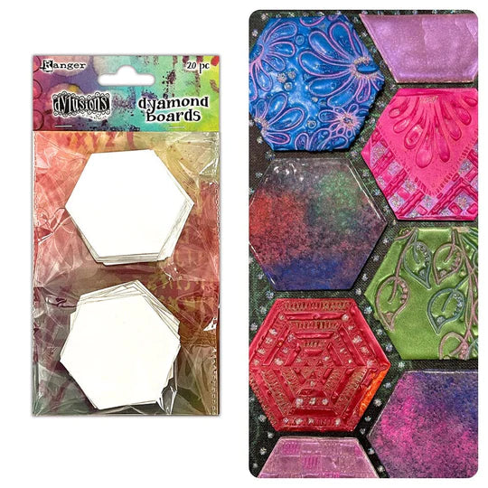 Dylusions - Dyamond Boards - Hexagon