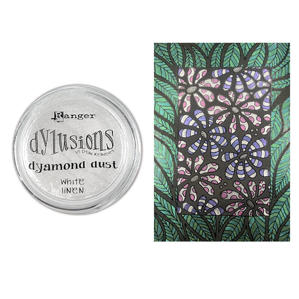 Dylusions - Dyamond Dust - White linen