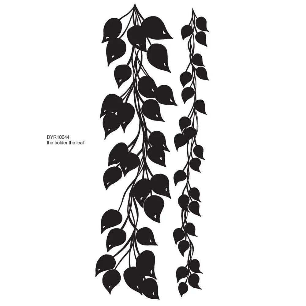 Dylusions - Cling mount stamps - The Bolder the Leaf