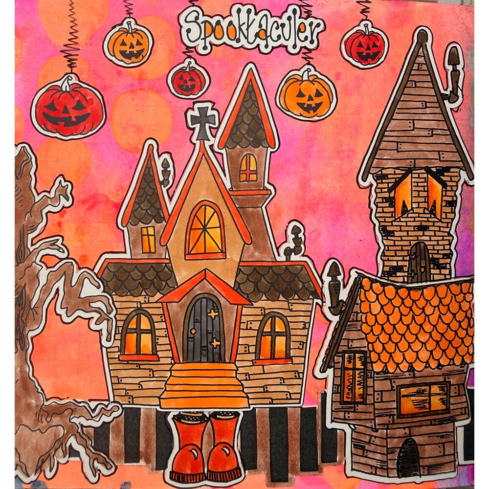 Dylusions - Cling Stamps - Hocus Pocus