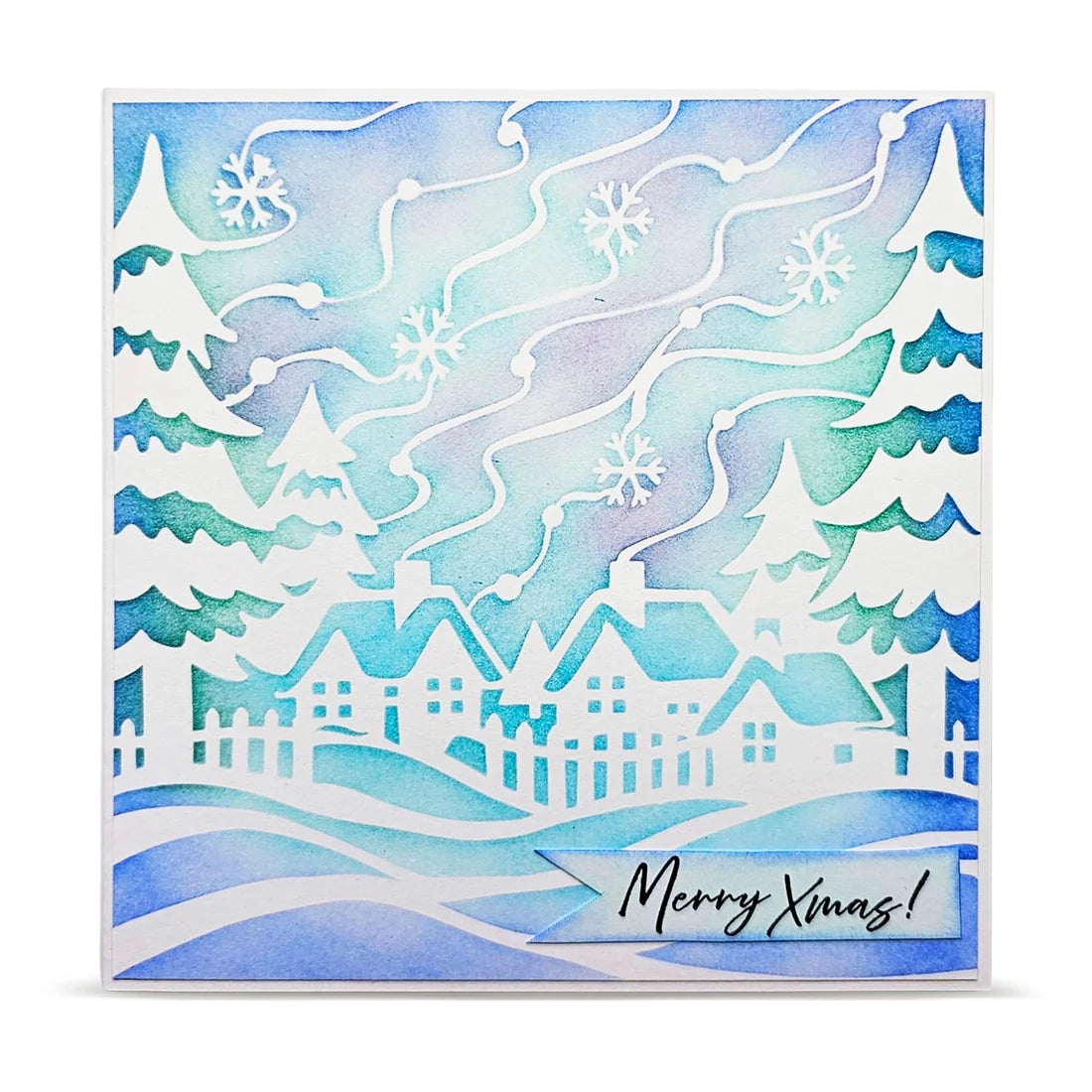 Aall and Create - Stencil - Winter Quiet - 6 x 6"