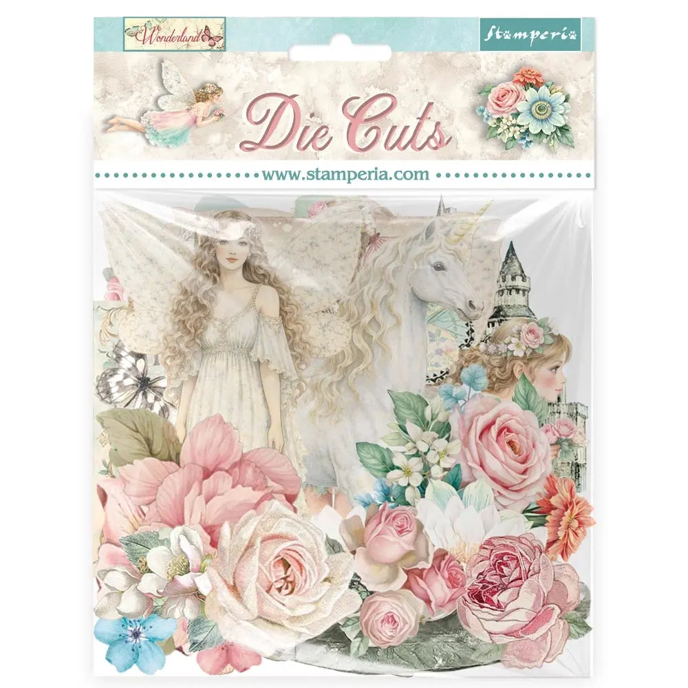Stamperia  - Wonderland - Chipboard Die Cuts