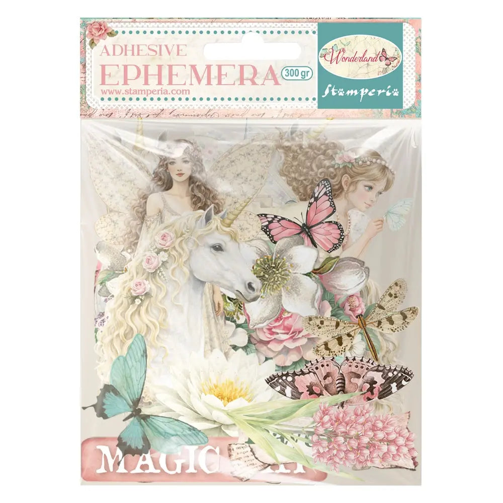 Stamperia  - Wonderland - Adhesive Ephemera