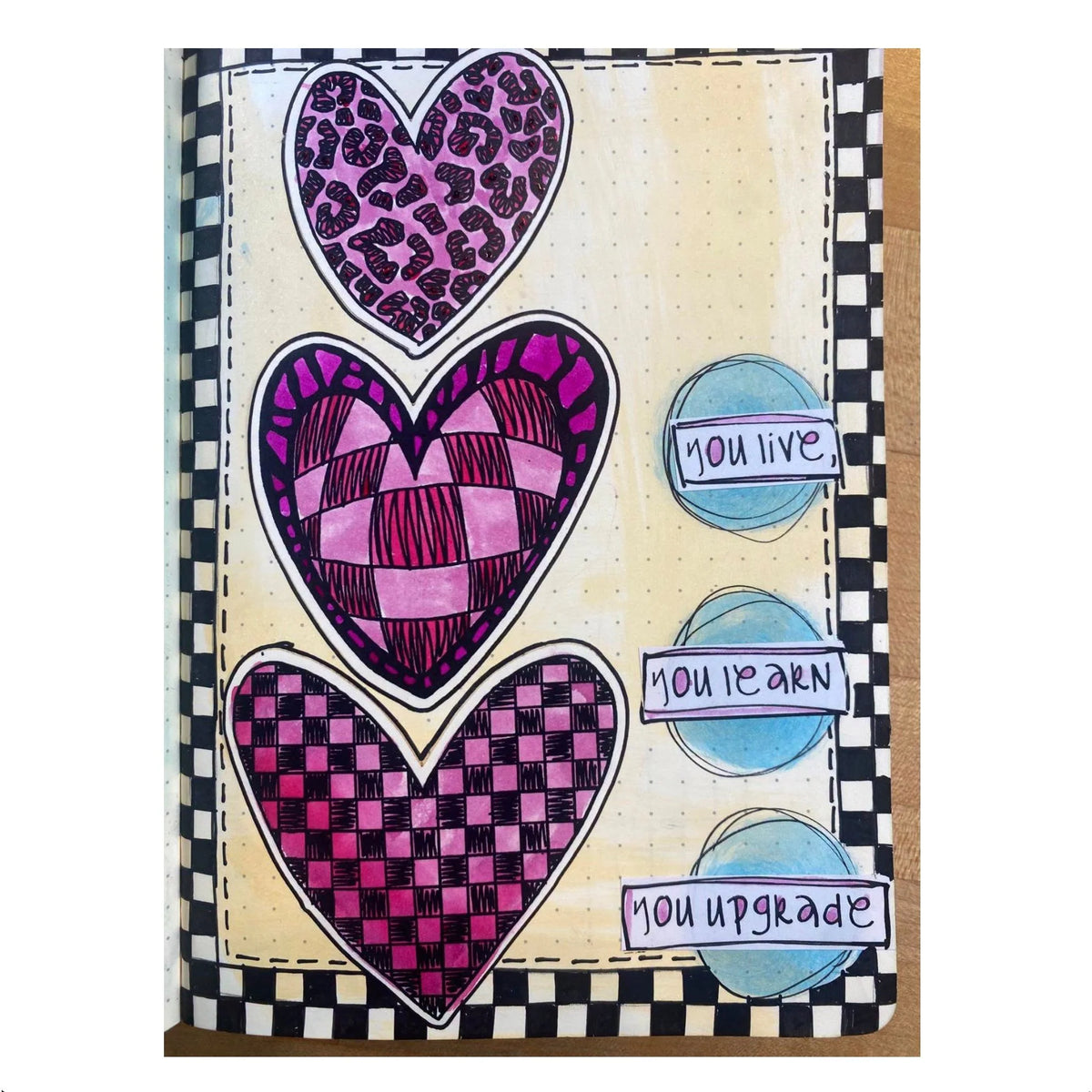 Dylusions - Cling Stamps - Heartalicious