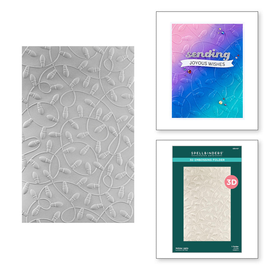 Spellbinders - Holiday Lights - 3D Embossing