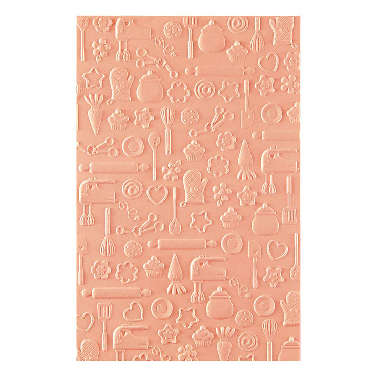 Spellbinders- Confection Companions 3D Embossing Folder by Tina Smith