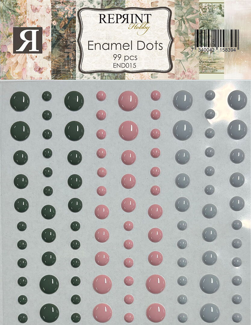 Reprint - Adhesive Enamel Dots - Hidden Magic Collection