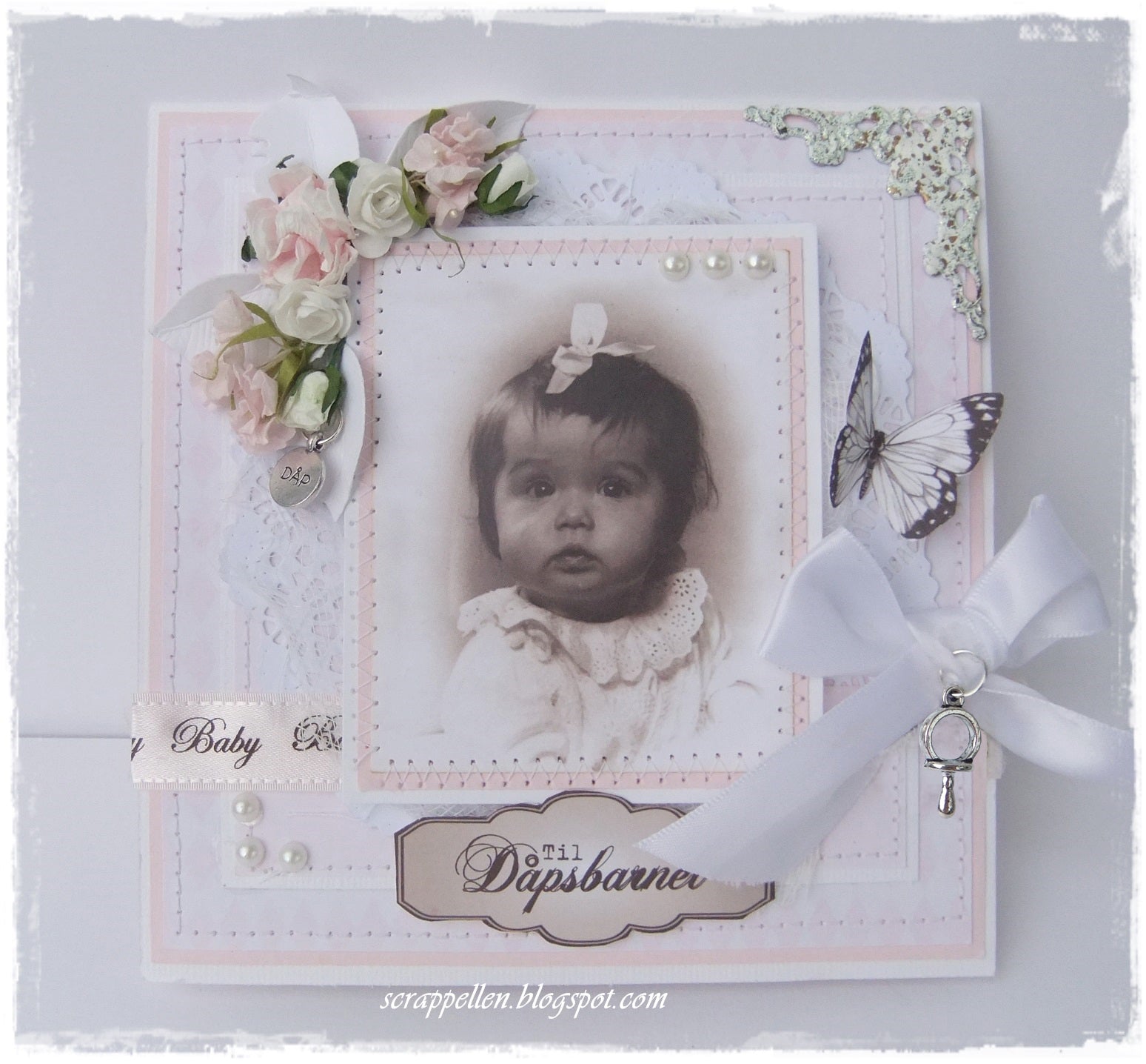 Kort & Godt - Utklippsark - Vintage Baby 12x12"