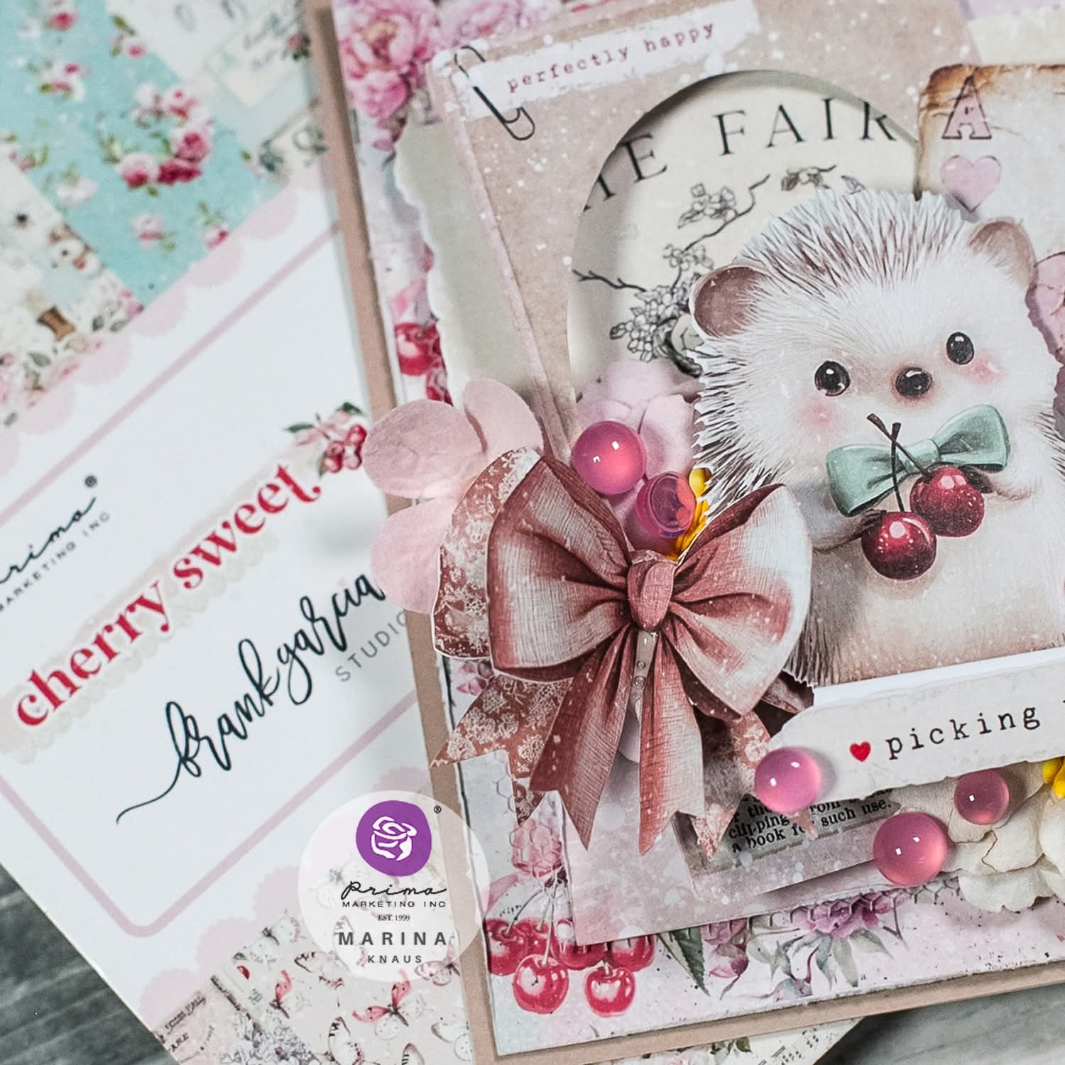 Prima - Cherry Sweet - Ephemera - Bows & Butterflies