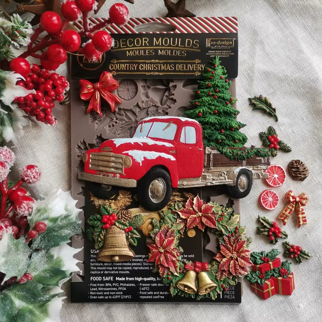 Prima - Re-design Moulds - Country Christmas Delivery