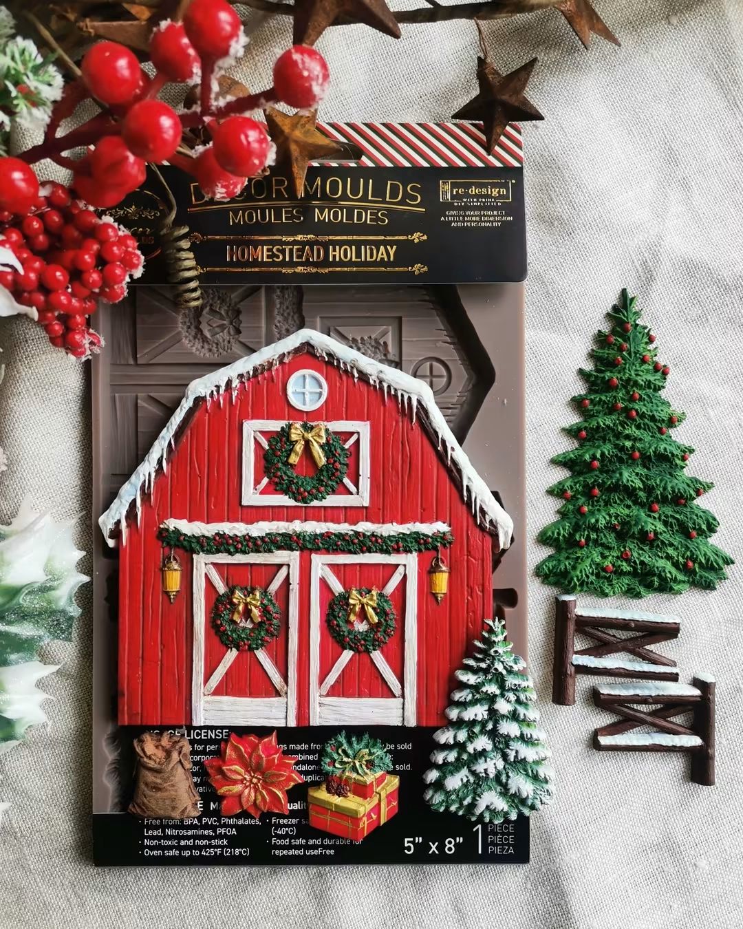 Prima - Re-design Moulds - Homestead Holiday