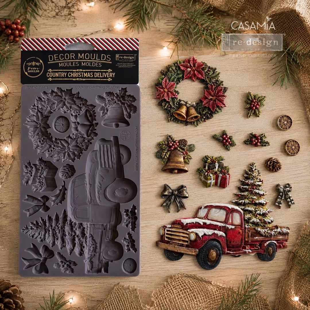 Prima - Re-design Moulds - Country Christmas Delivery