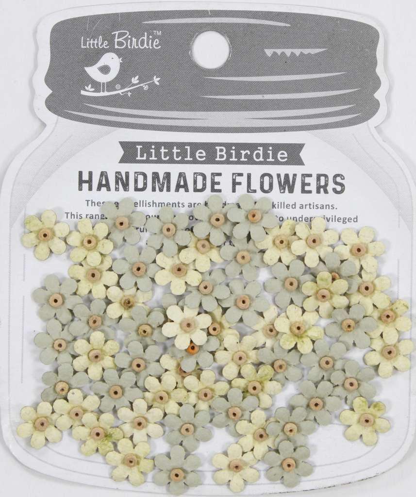 Little Birdie - Natalia - paper flowers  - Sage Cream