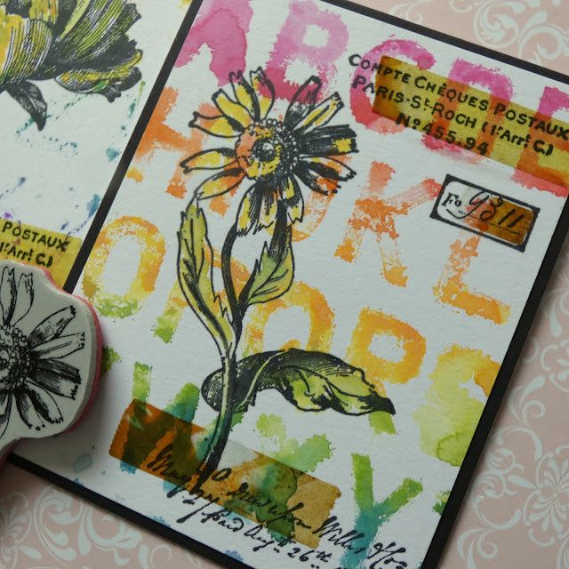 Tim Holtz Collection - Cling Stamps - French Garden