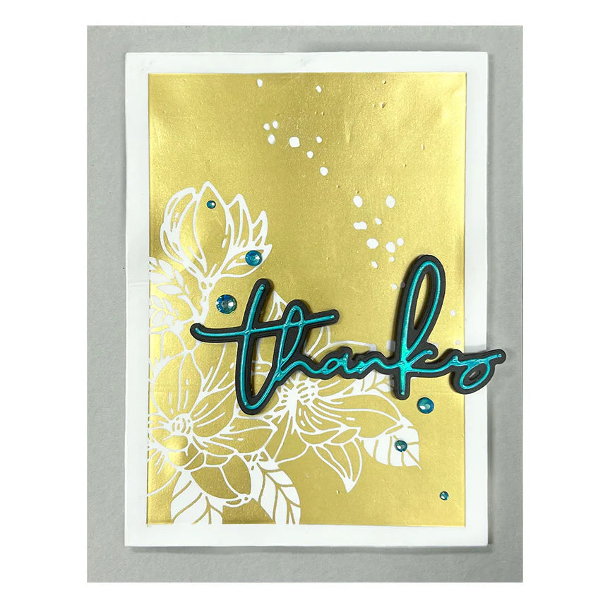 Spellbinders - Glimmer Hot Foil Plate -  Essential solid Rectangle