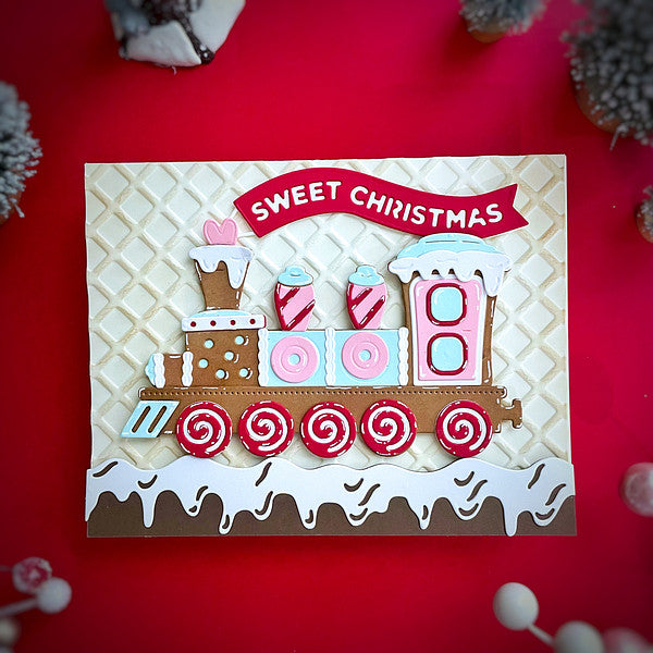 Spellbinders- Waffle Cone - 3D Embossing Folder