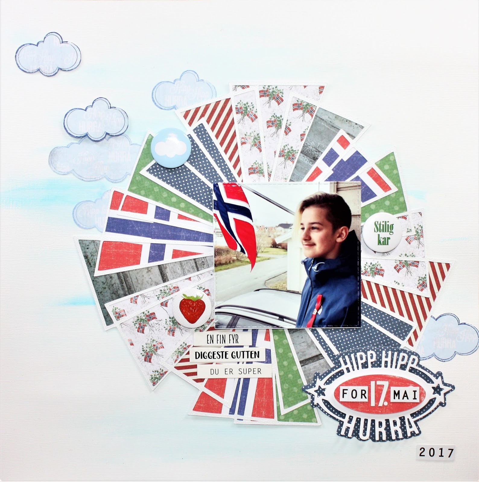 Papirdesign - Dies - Hipp hurra  2