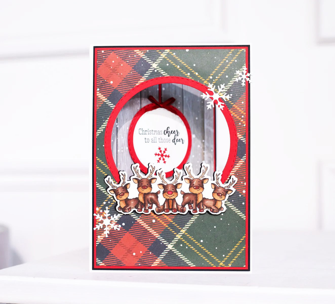 Crafters Companion - Stamp and Die set -   Reindeer