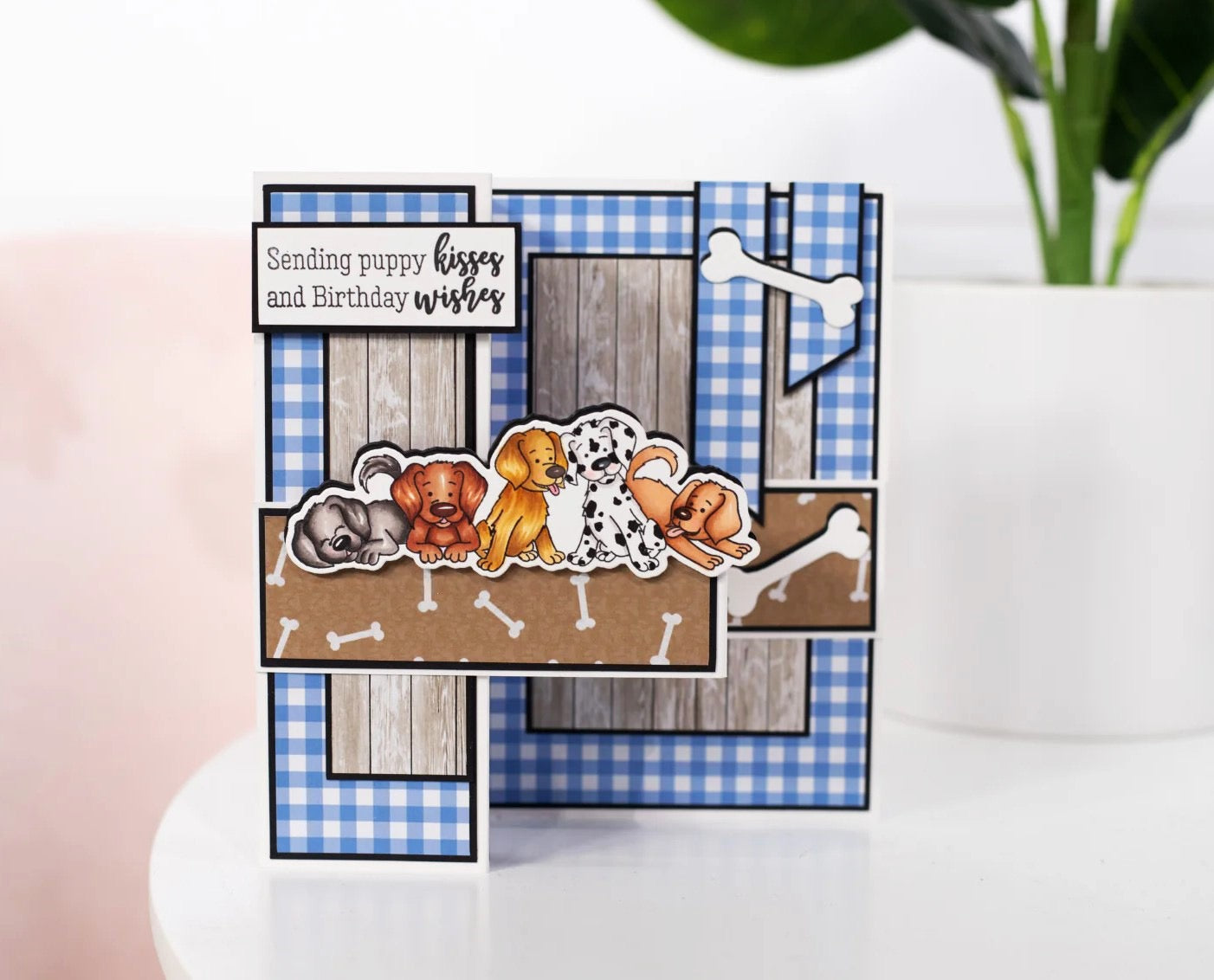 Crafters Companion - Stamp and Die set -   Puppies