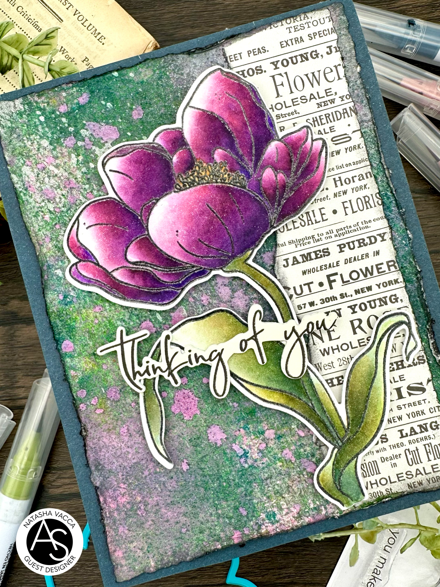 Alex Syberia Designs - Clear stamps - Tulip Treasure - A6