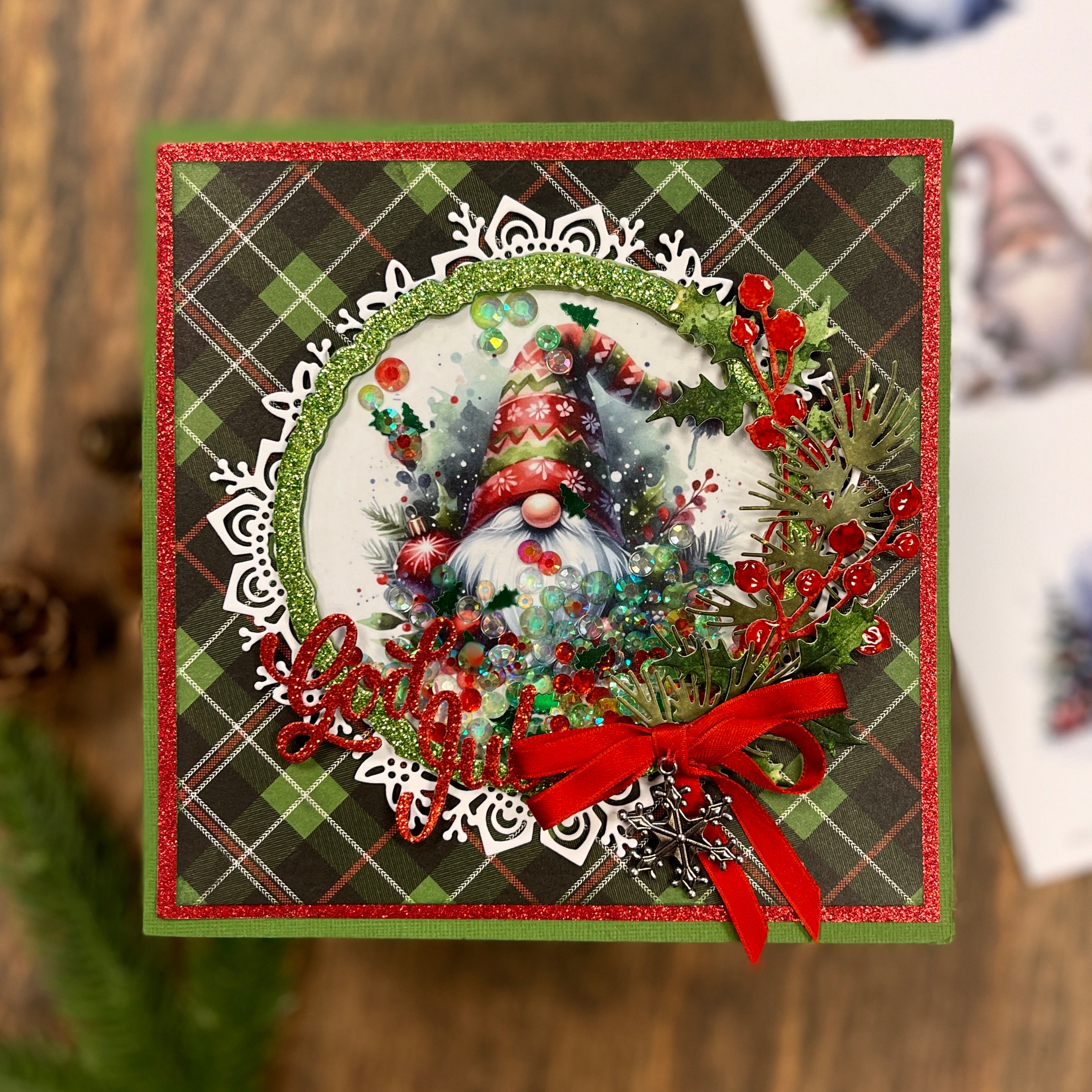 Bikuben Hobby  - Klippeark  A4 - Julegnomer