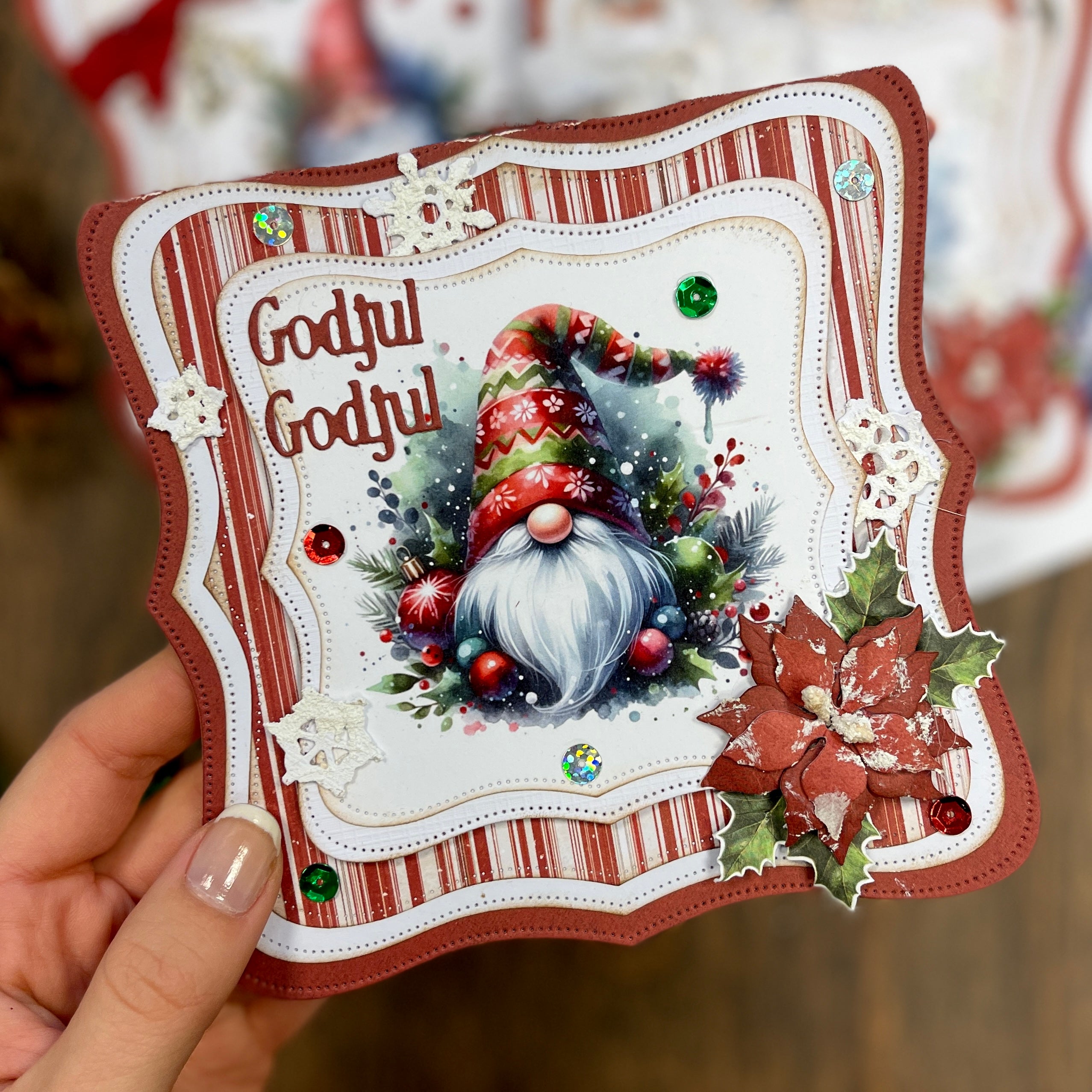 Bikuben Hobby  - Klippeark  A4 - Julegnomer