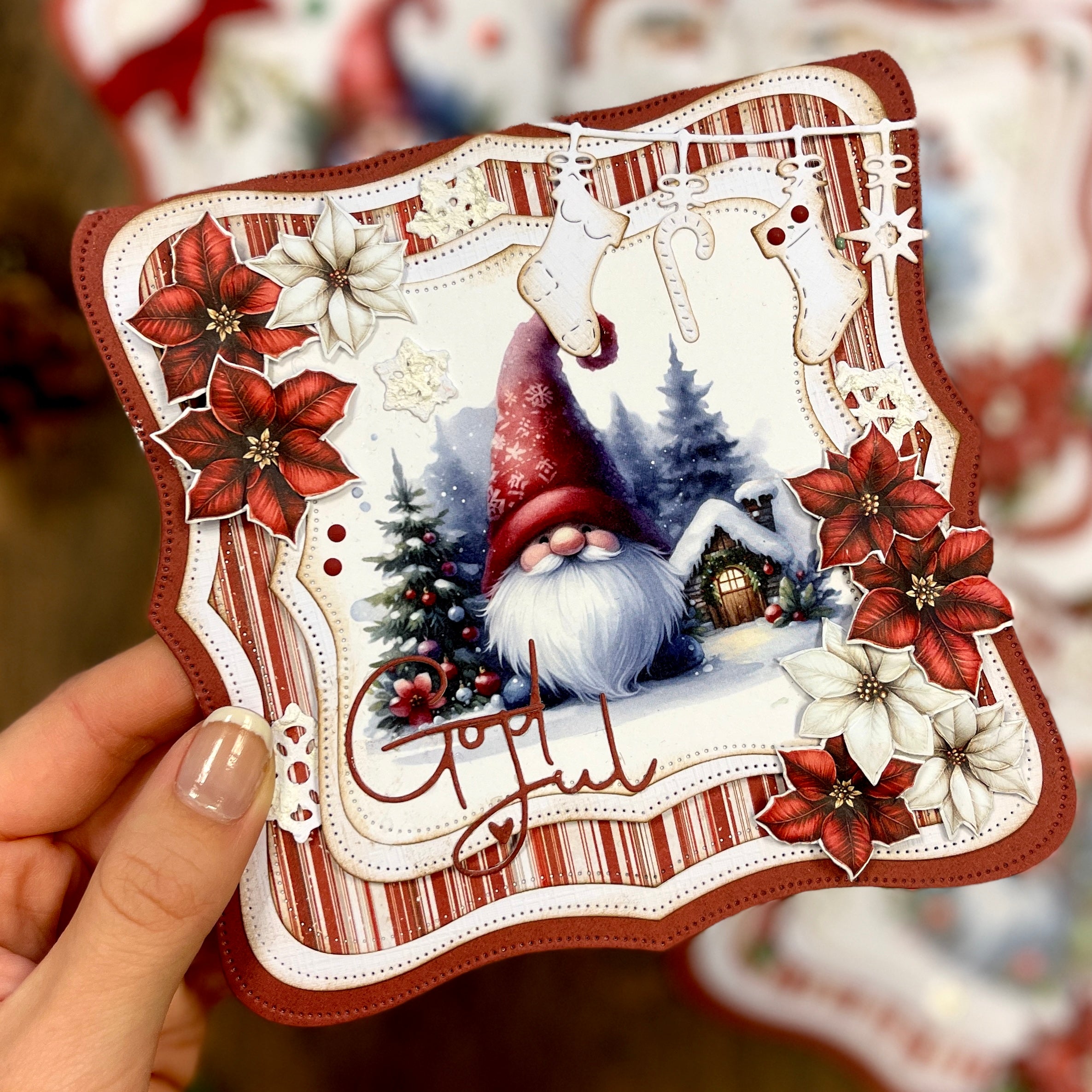 Bikuben Hobby  - Klippeark  A4 - Julegnomer