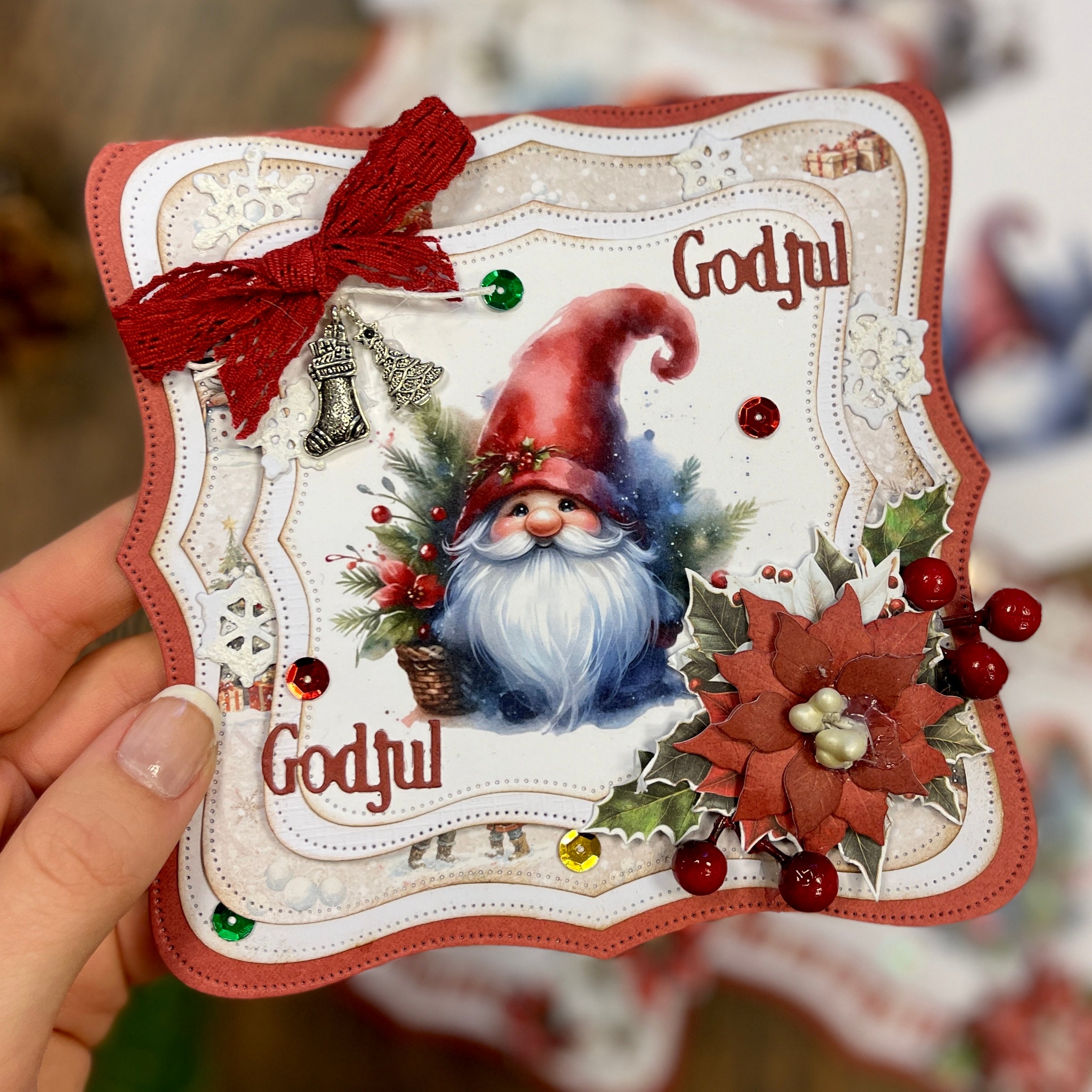 Bikuben Hobby  - Klippeark  A4 - Julegnomer