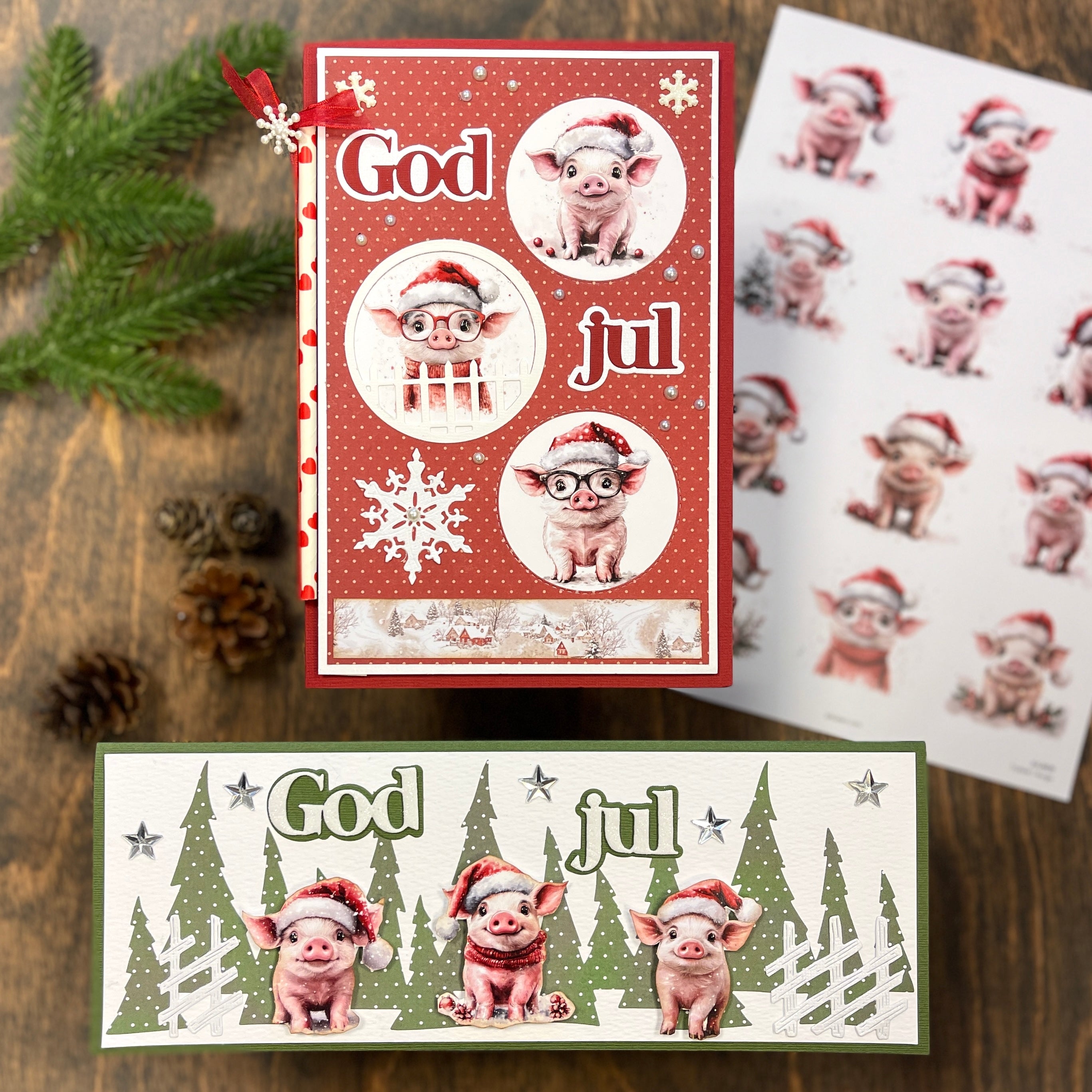 Bikuben Hobby  - Klippeark  A4 - Julegriser