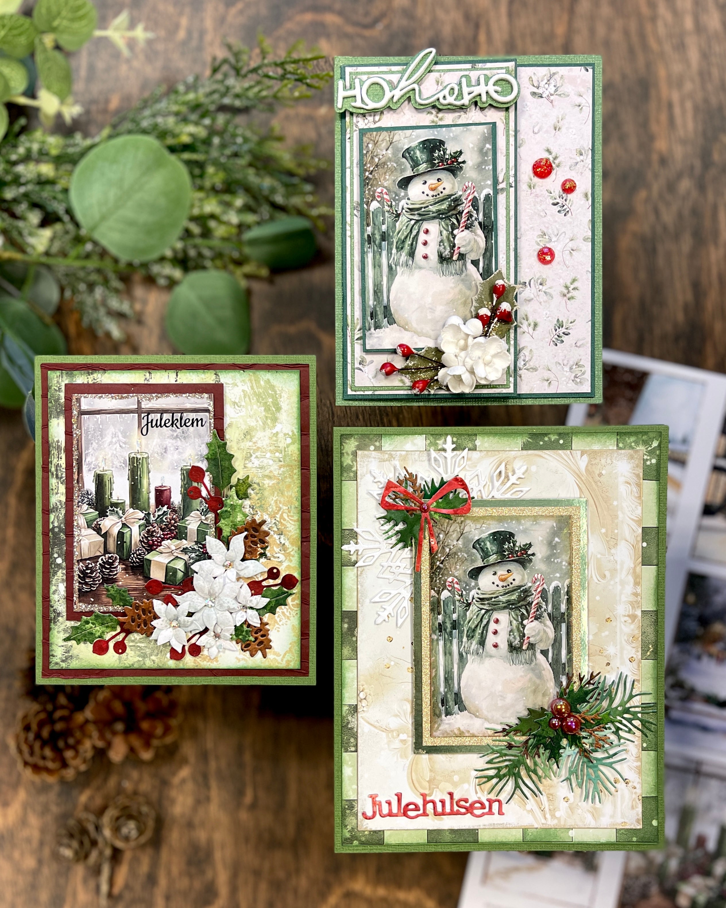 Bikuben Hobby  - Klippeark  A4 - Vinterklipp Grønn