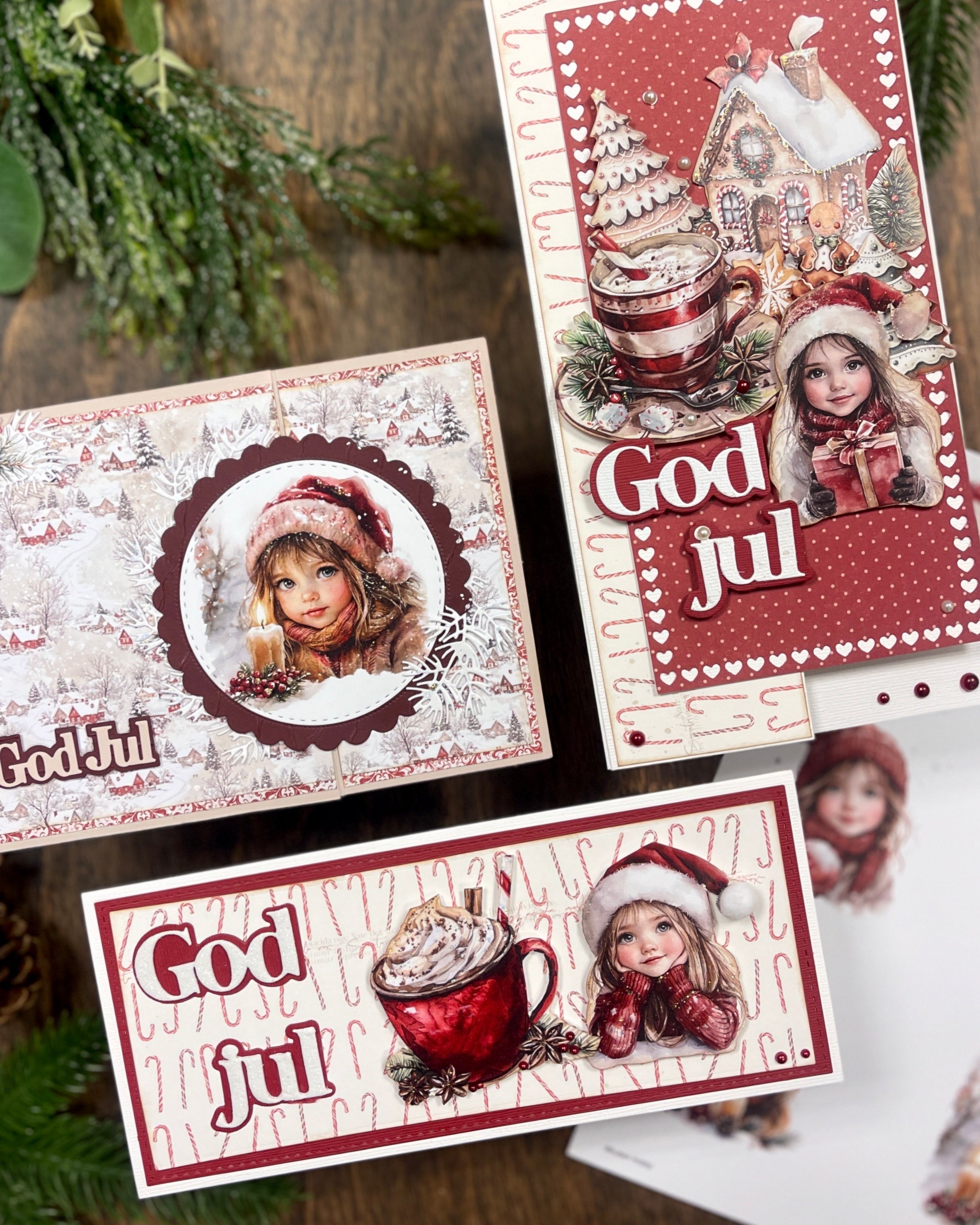 Bikuben Hobby  - Klippeark  A4 - Julejente