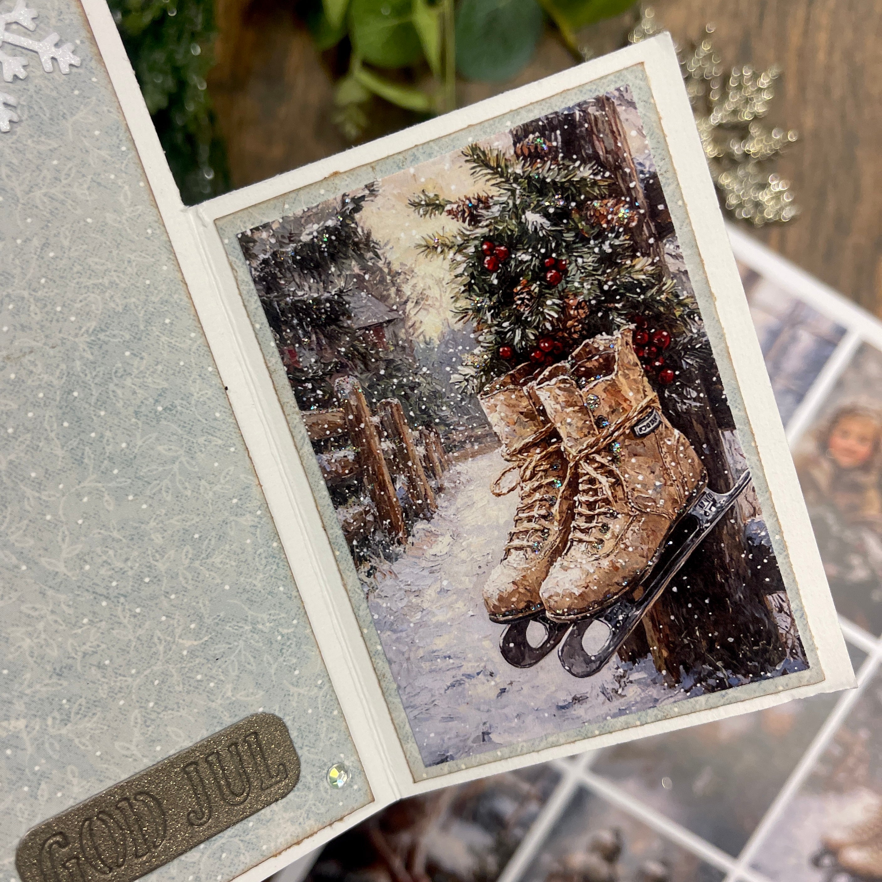 Bikuben Hobby  - Klippeark  A4 - Vinterklipp Brun