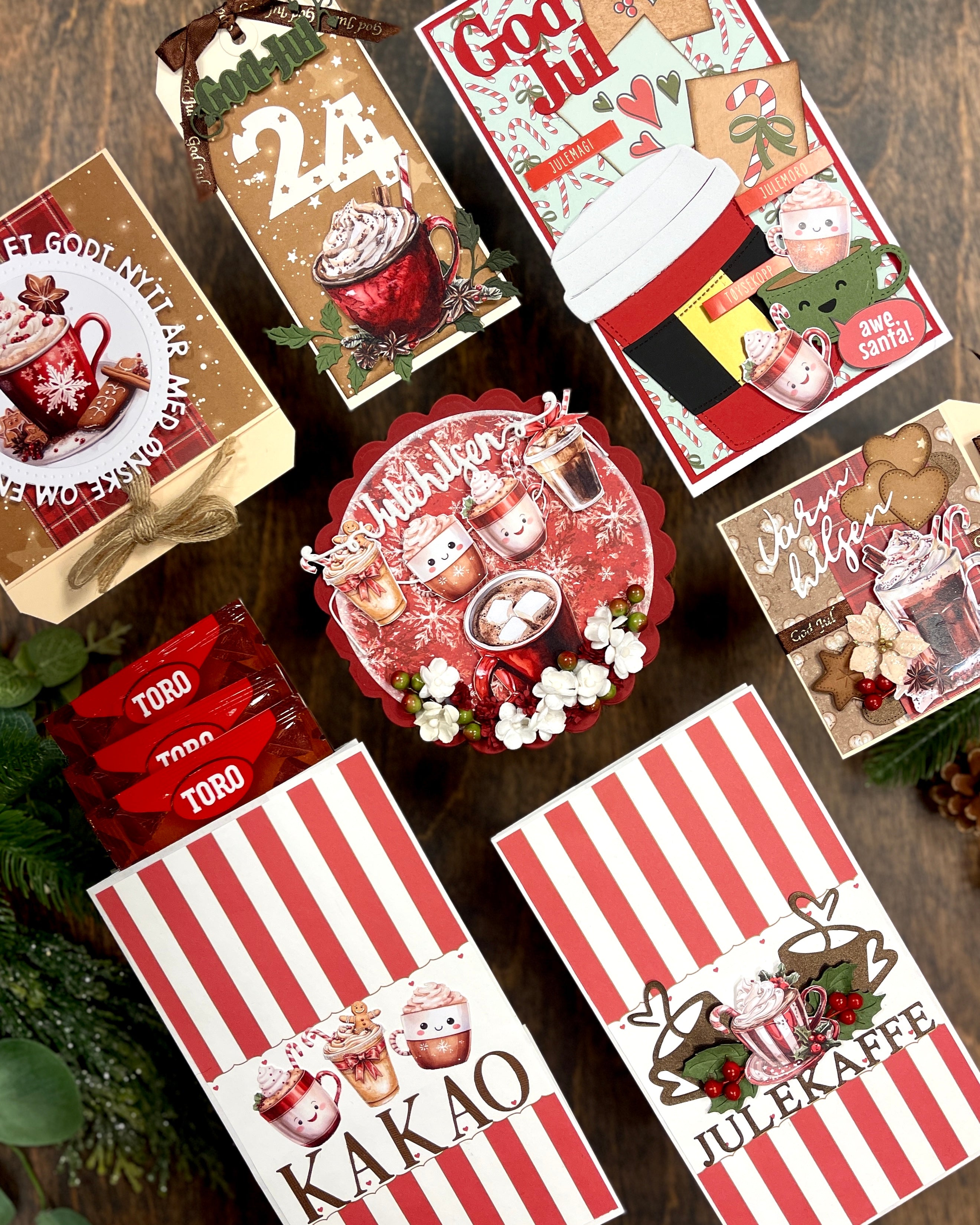 Bikuben Hobby  - Klippeark  A4 - Julekaffe og kakao