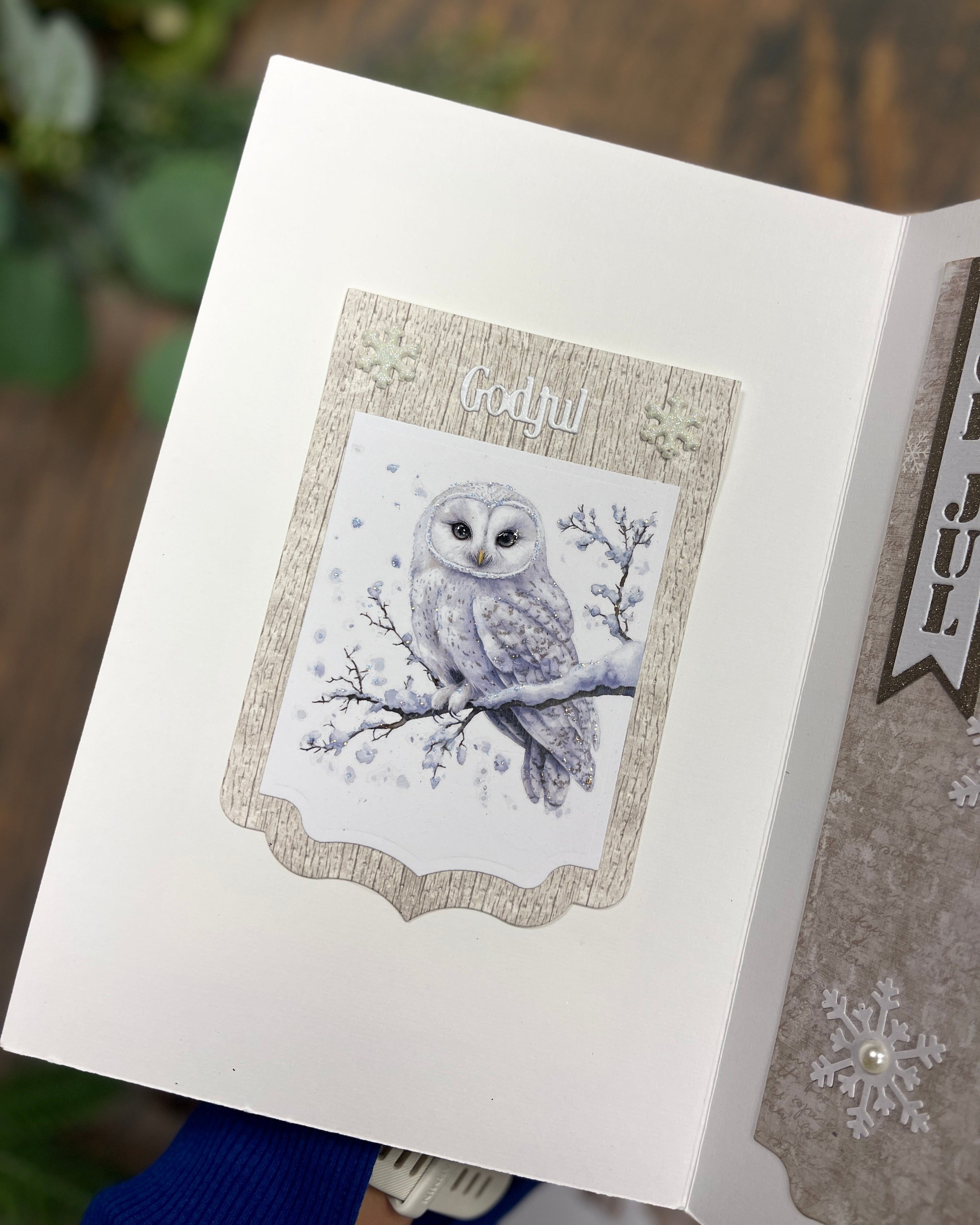 Bikuben Hobby  - Klippeark  A4 - Hvit vinter