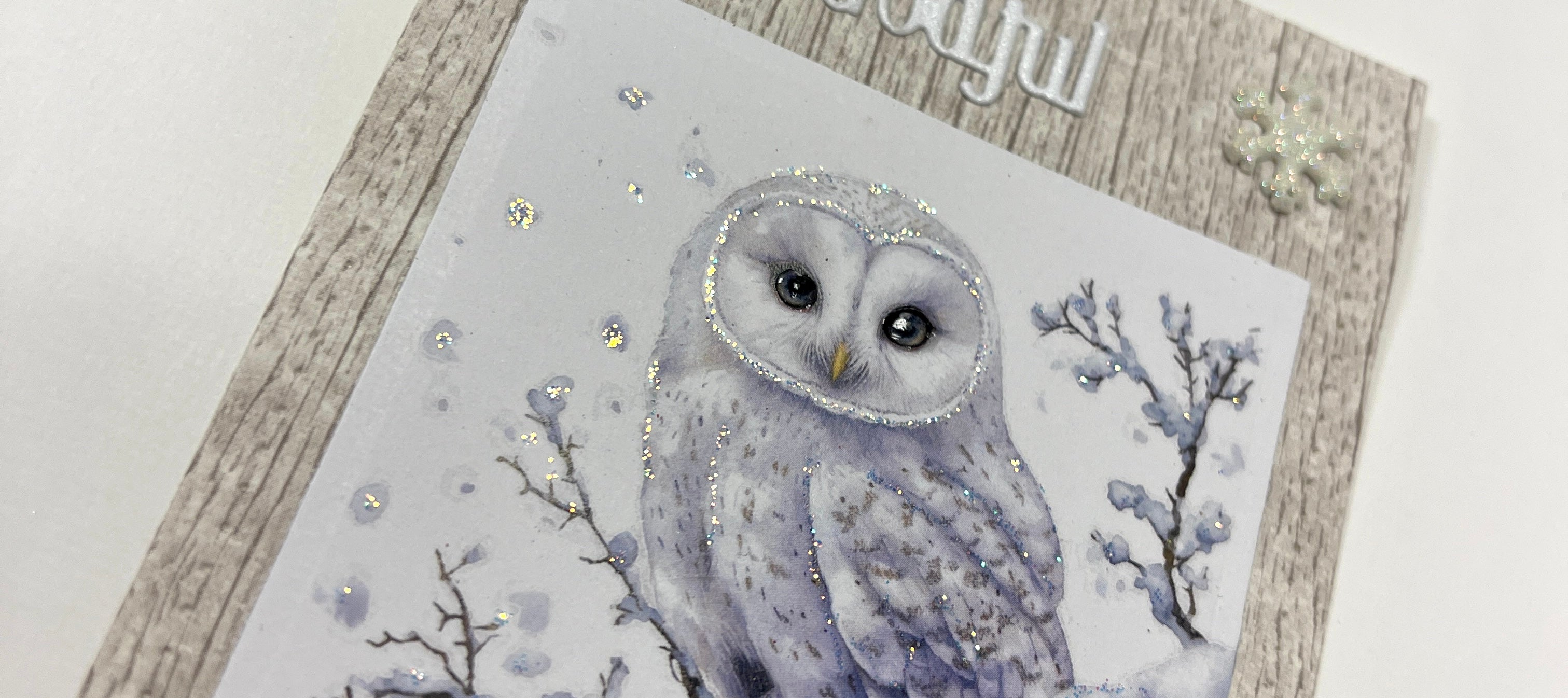 Bikuben Hobby  - Klippeark  A4 - Hvit vinter