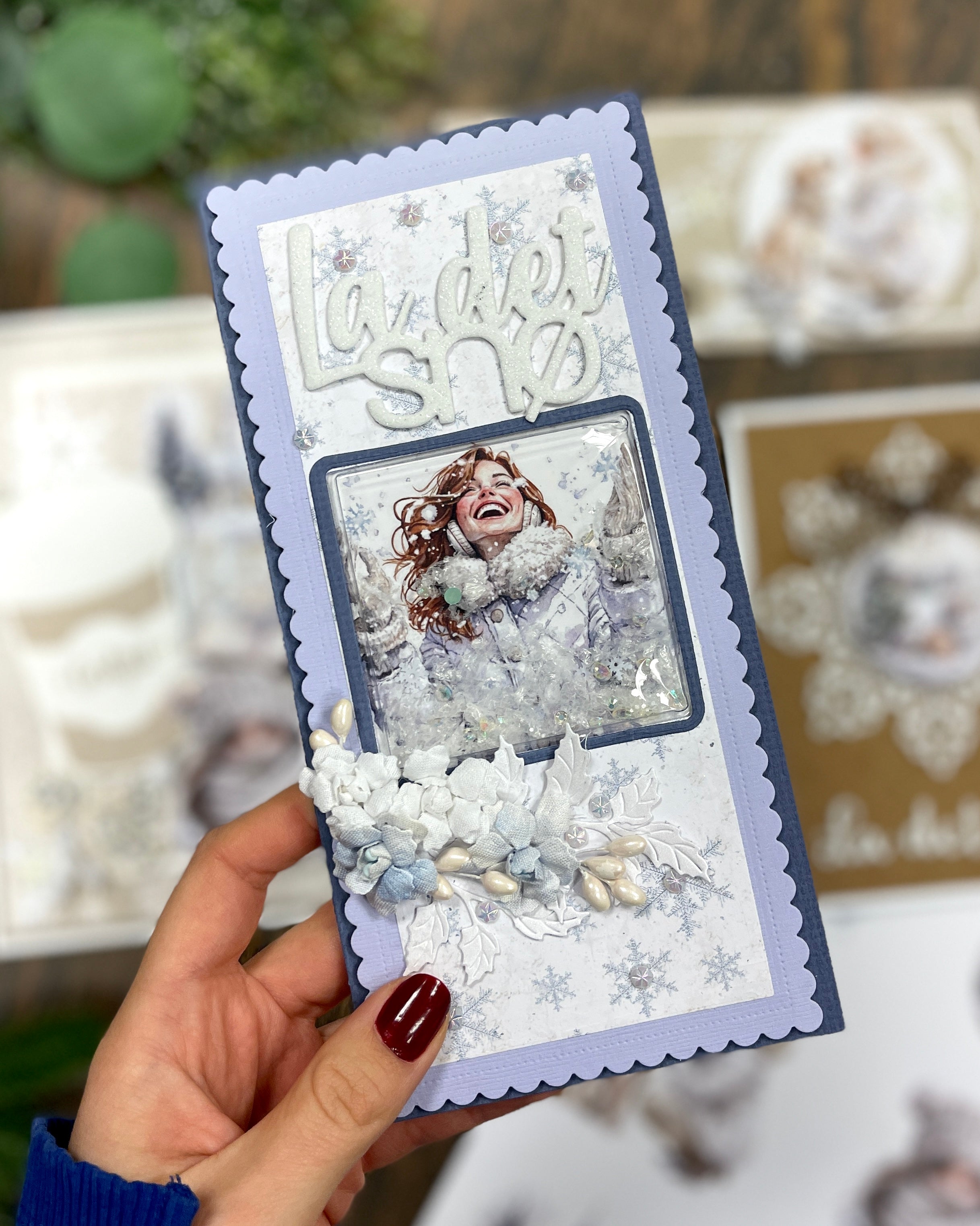 Bikuben Hobby  - Klippeark  A4 - Hvit vinter