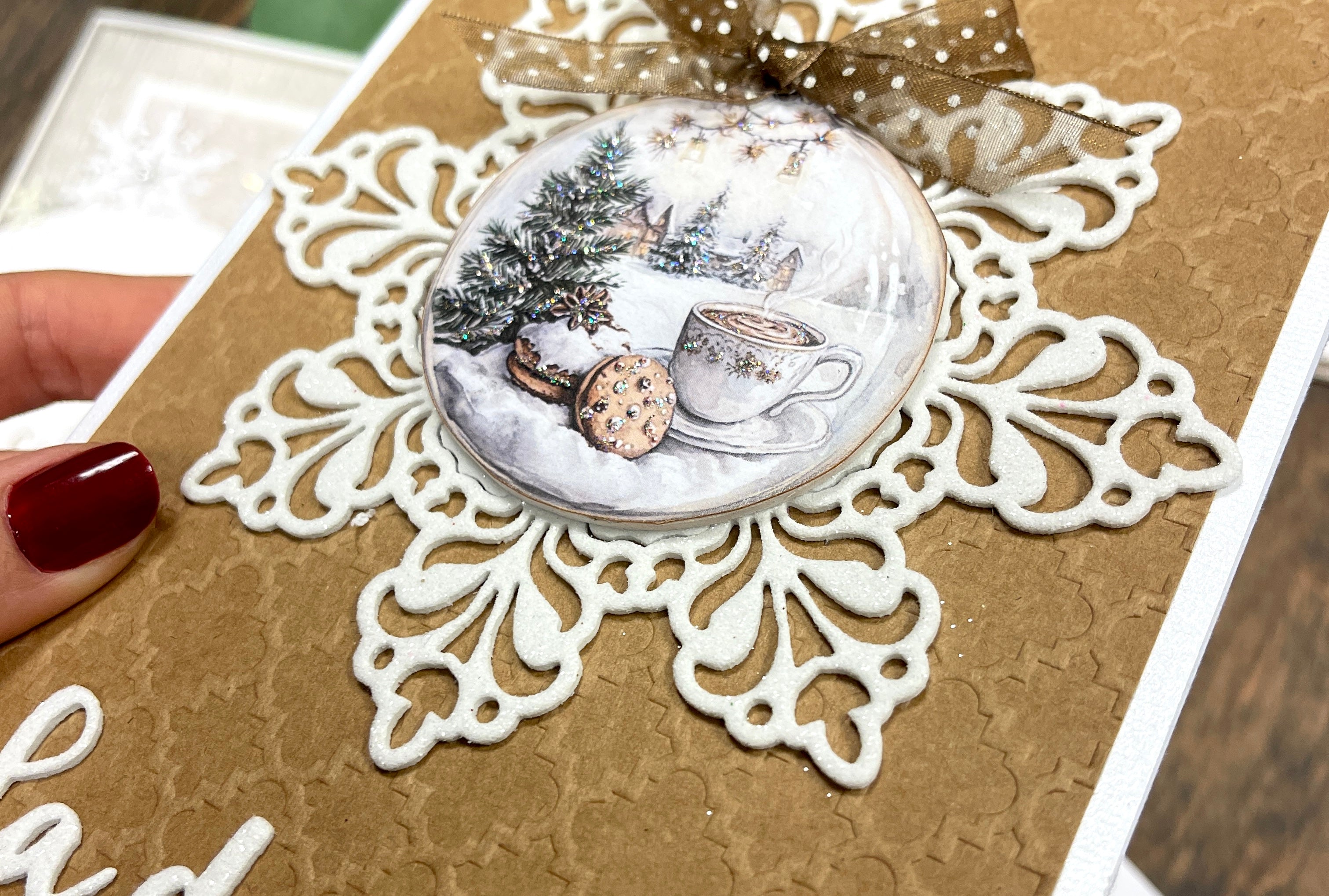 Bikuben Hobby  - Klippeark  A4 - Hvit vinter