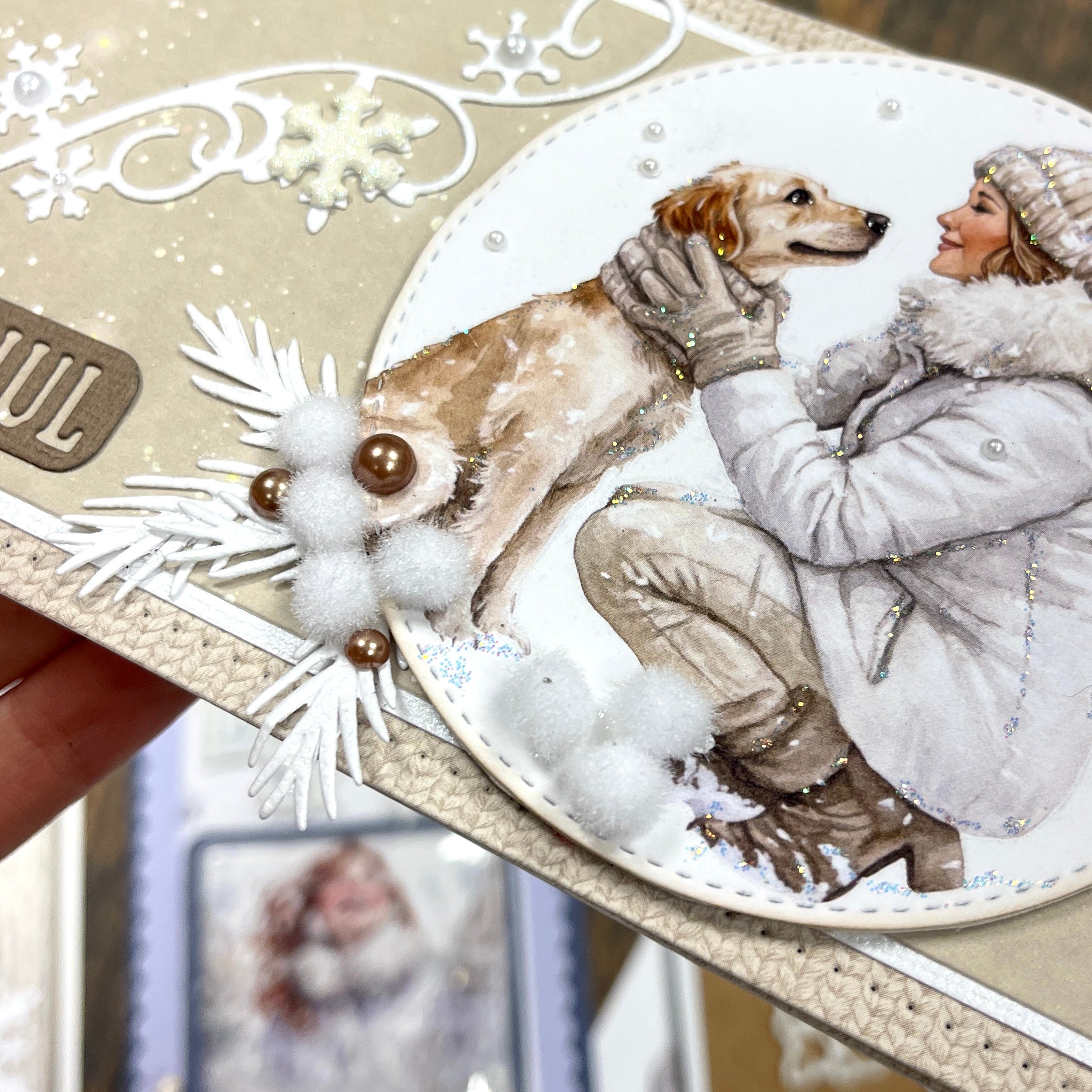 Bikuben Hobby  - Klippeark  A4 - Hvit vinter