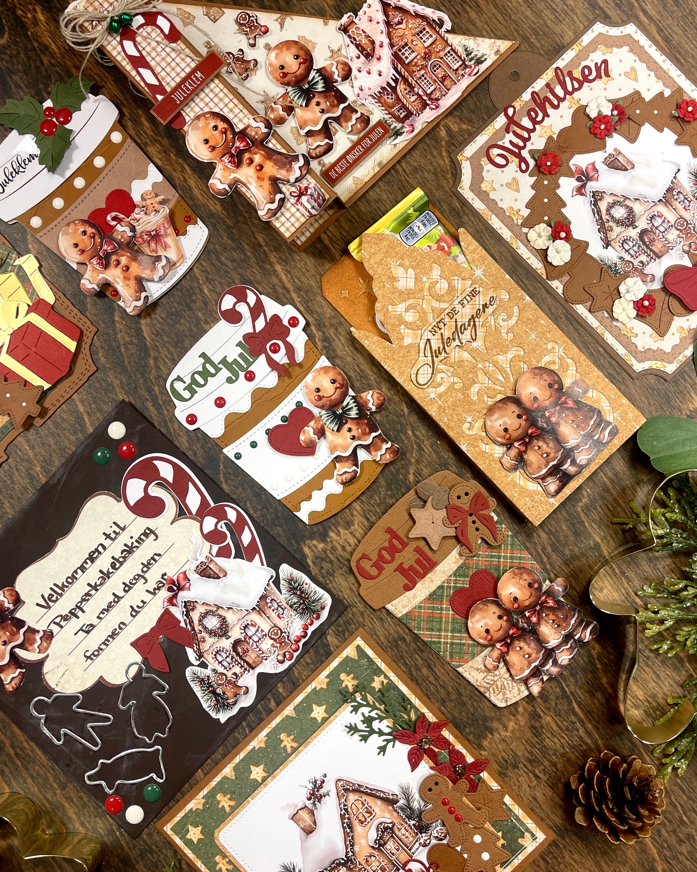 Bikuben Hobby  - Klippeark  A4 - Pepperkaker