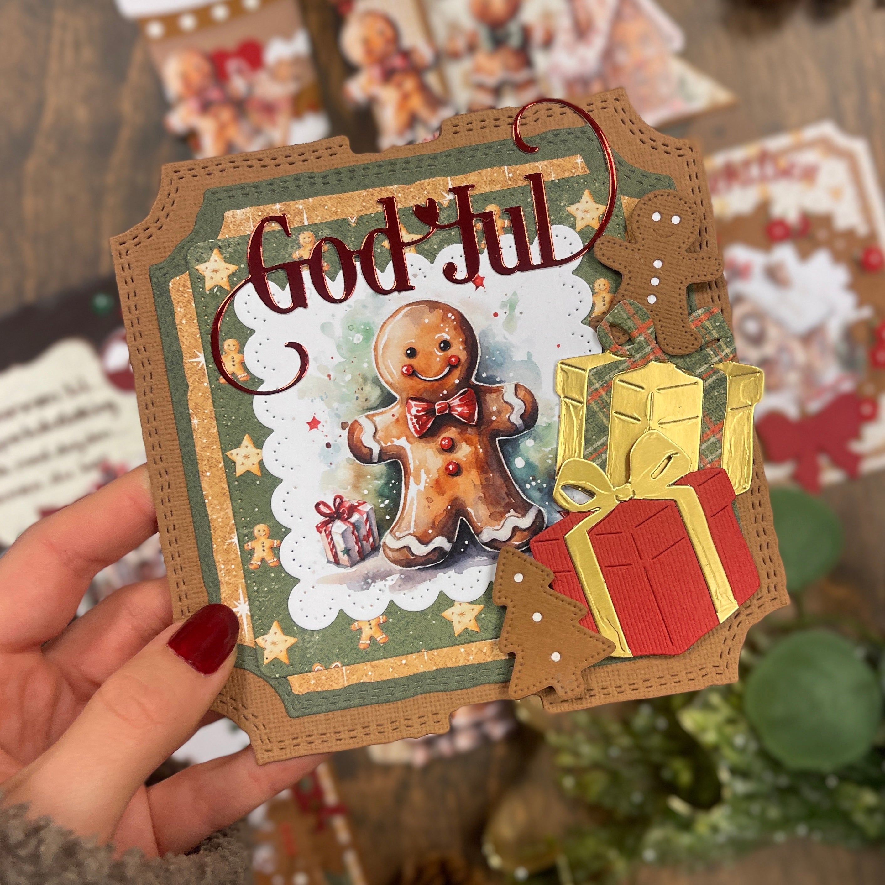 Bikuben Hobby  - Klippeark  A4 - Pepperkaker