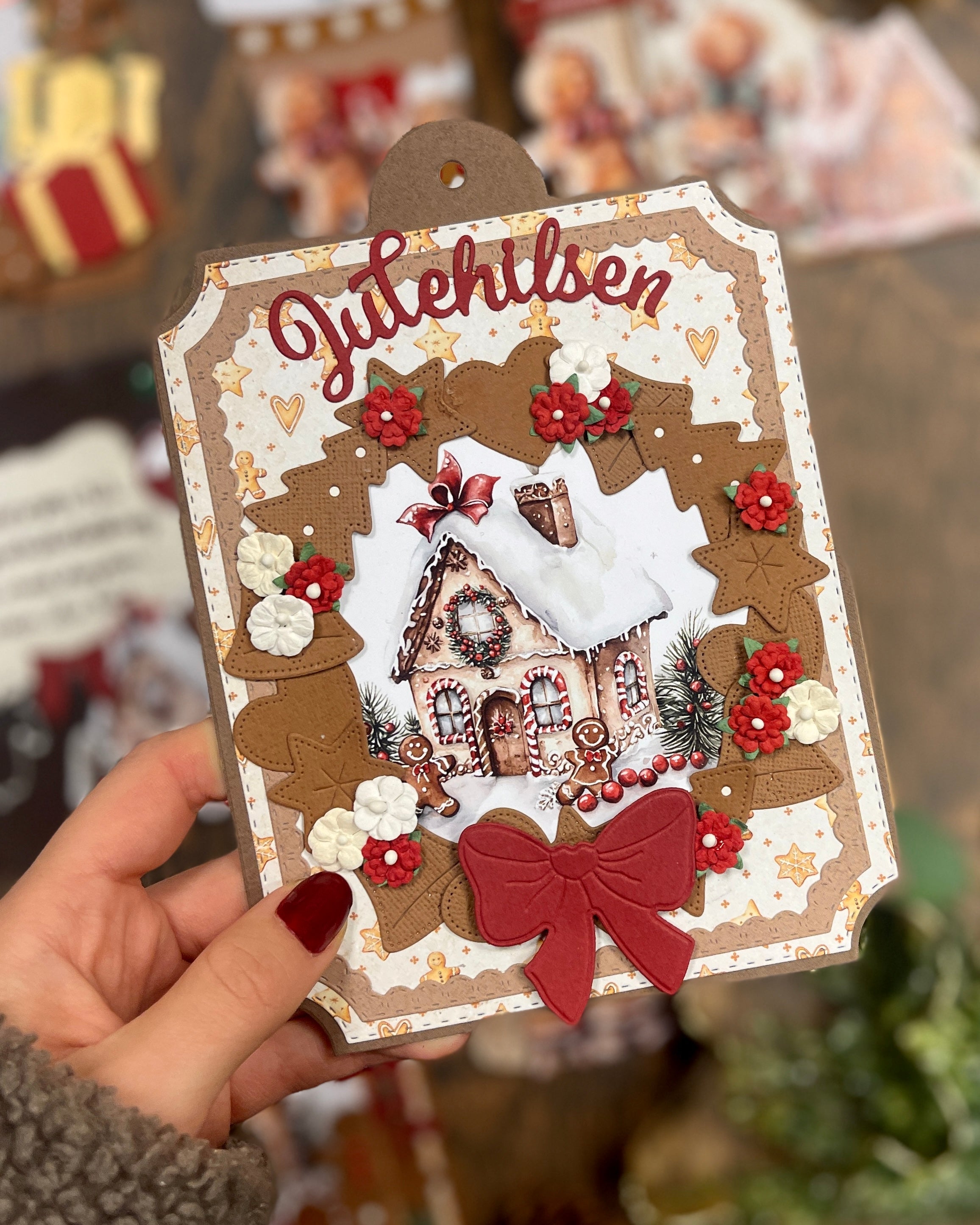 Bikuben Hobby  - Klippeark  A4 - Pepperkaker