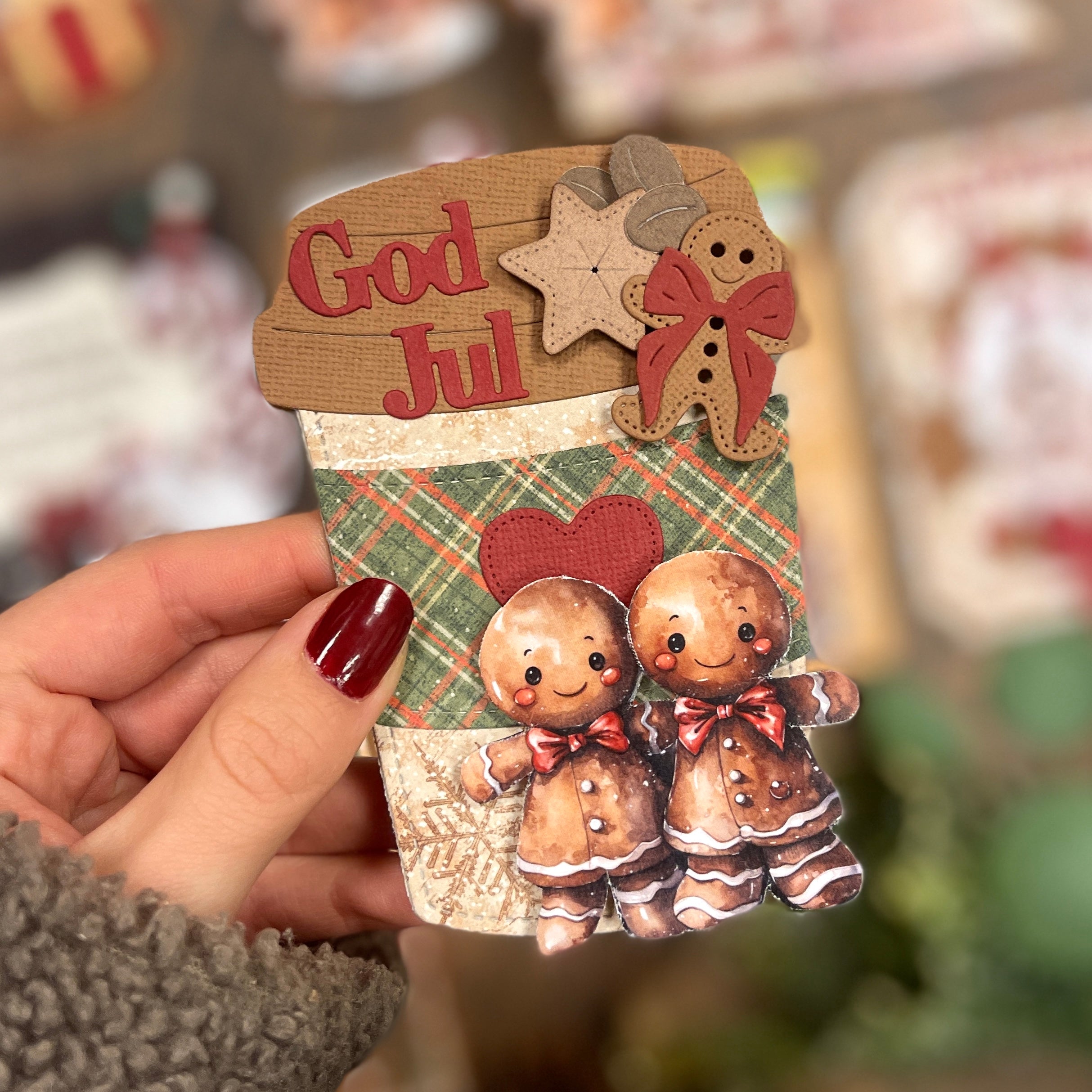 Bikuben Hobby  - Klippeark  A4 - Pepperkaker